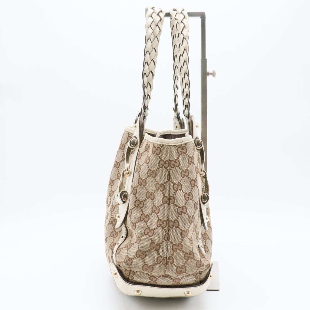 Monogram Small Pelham Shoulder Bag Off White