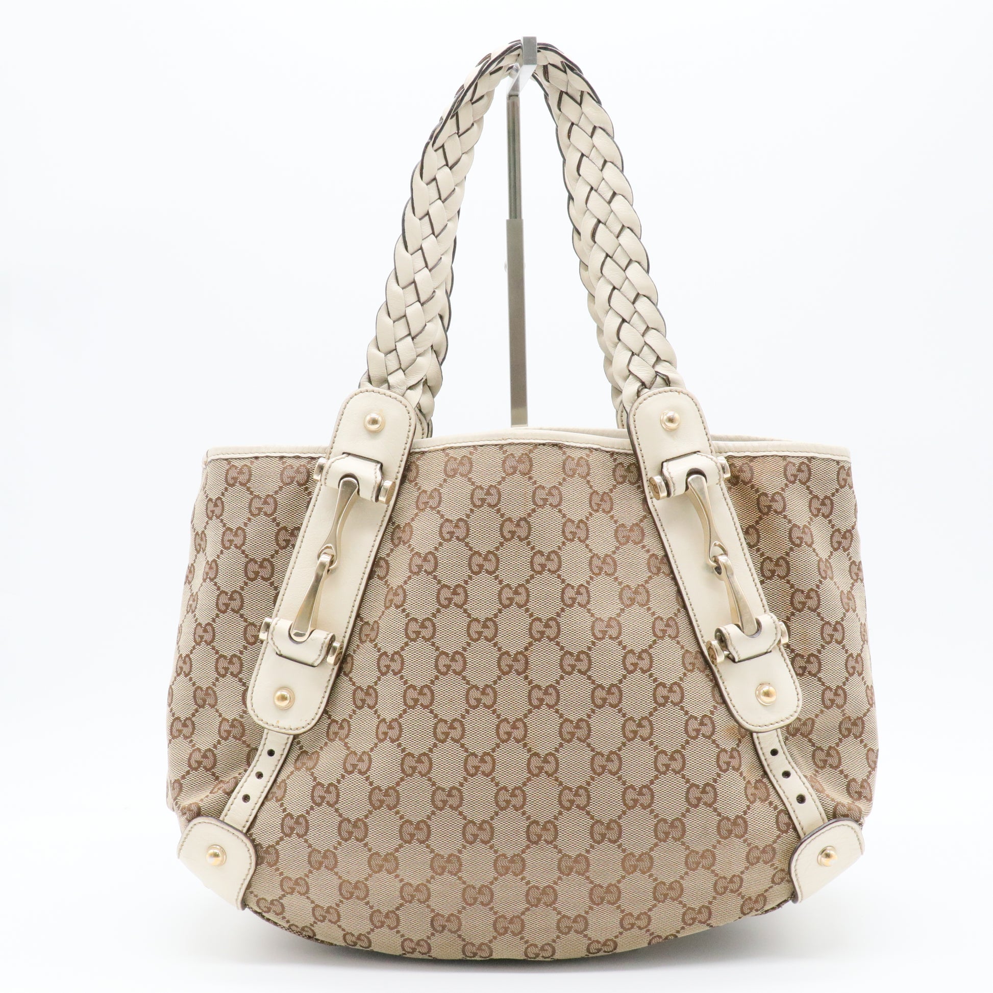 Monogram Small Pelham Shoulder Bag Off White
