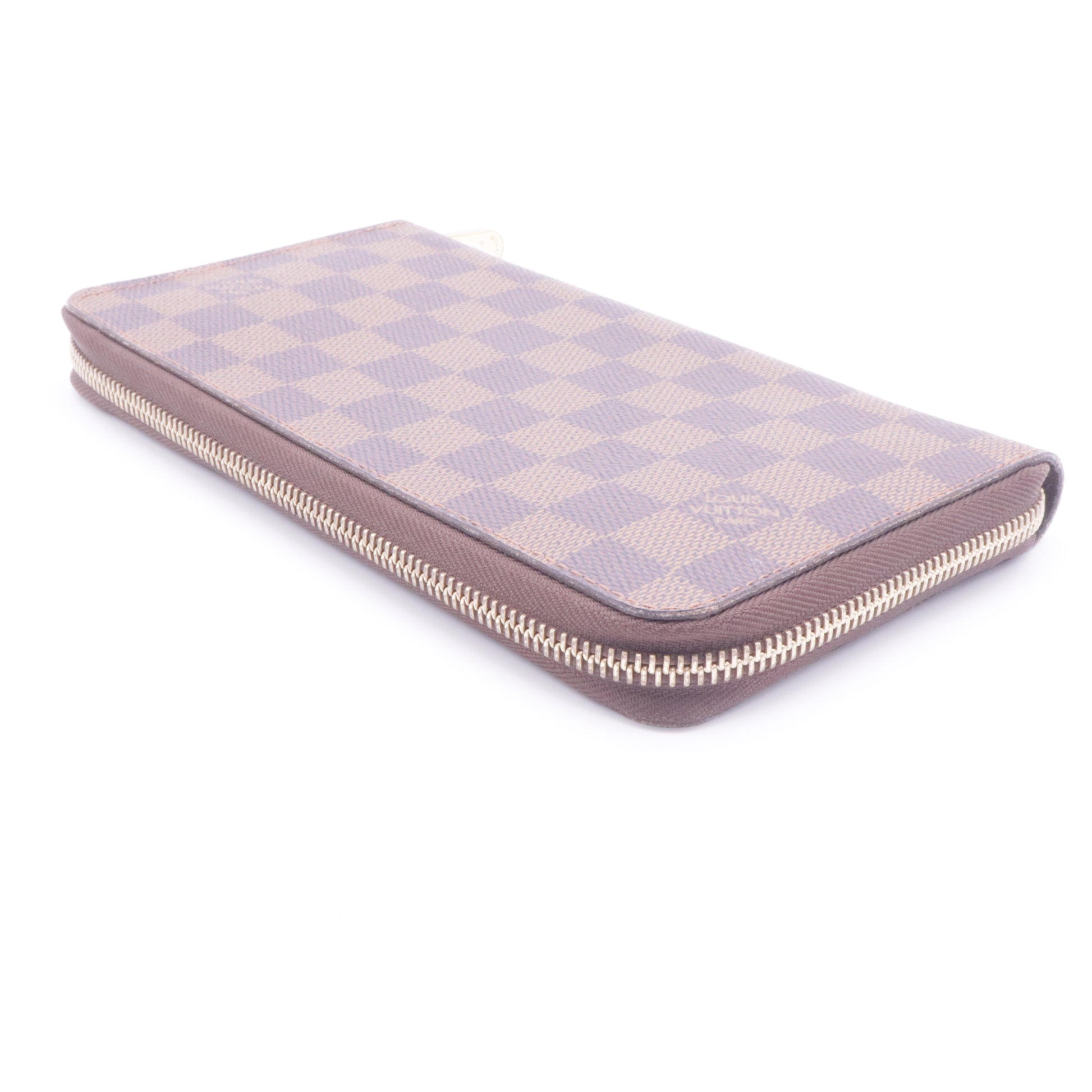 Zippy wallet in Damier Ebene canvas twins