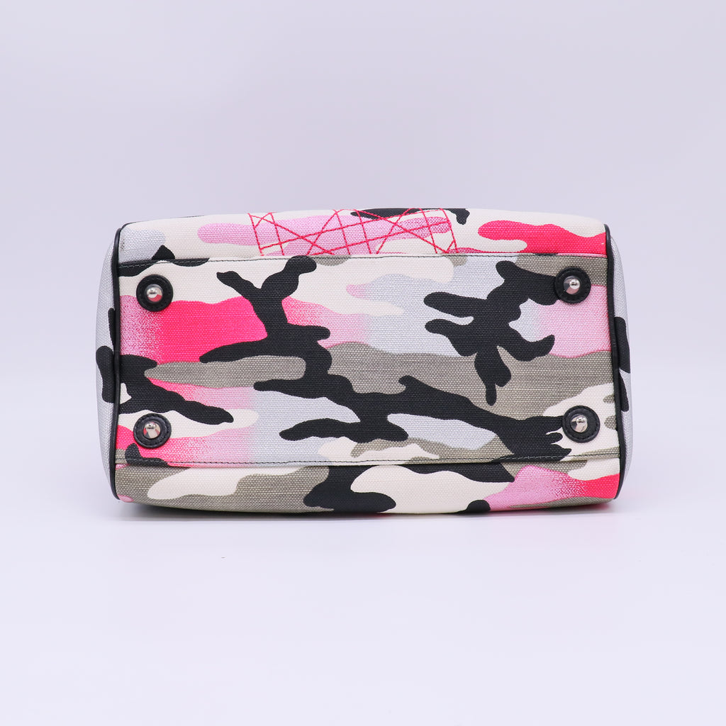 Anselm Reyle Camouflage Boston Bag B22816