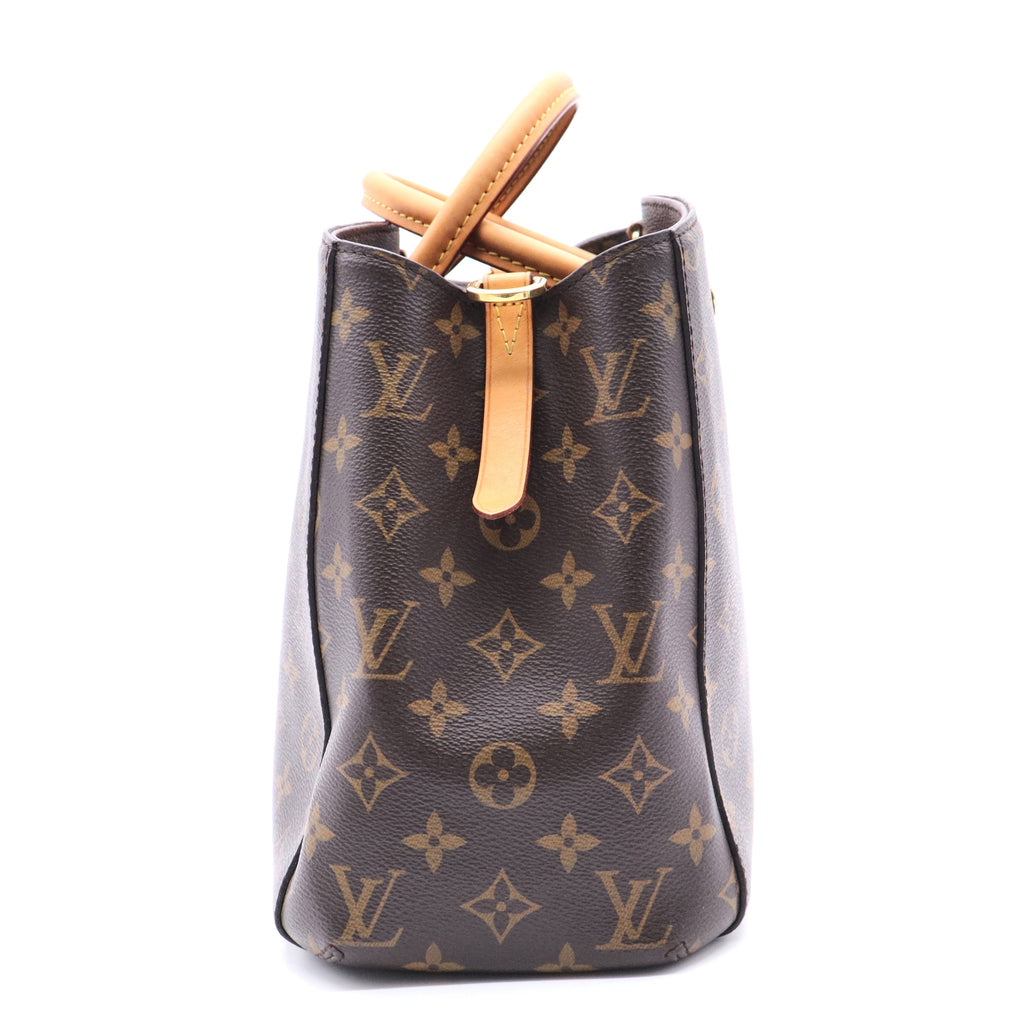 Montaigne Handbag Monogram Canvas MM