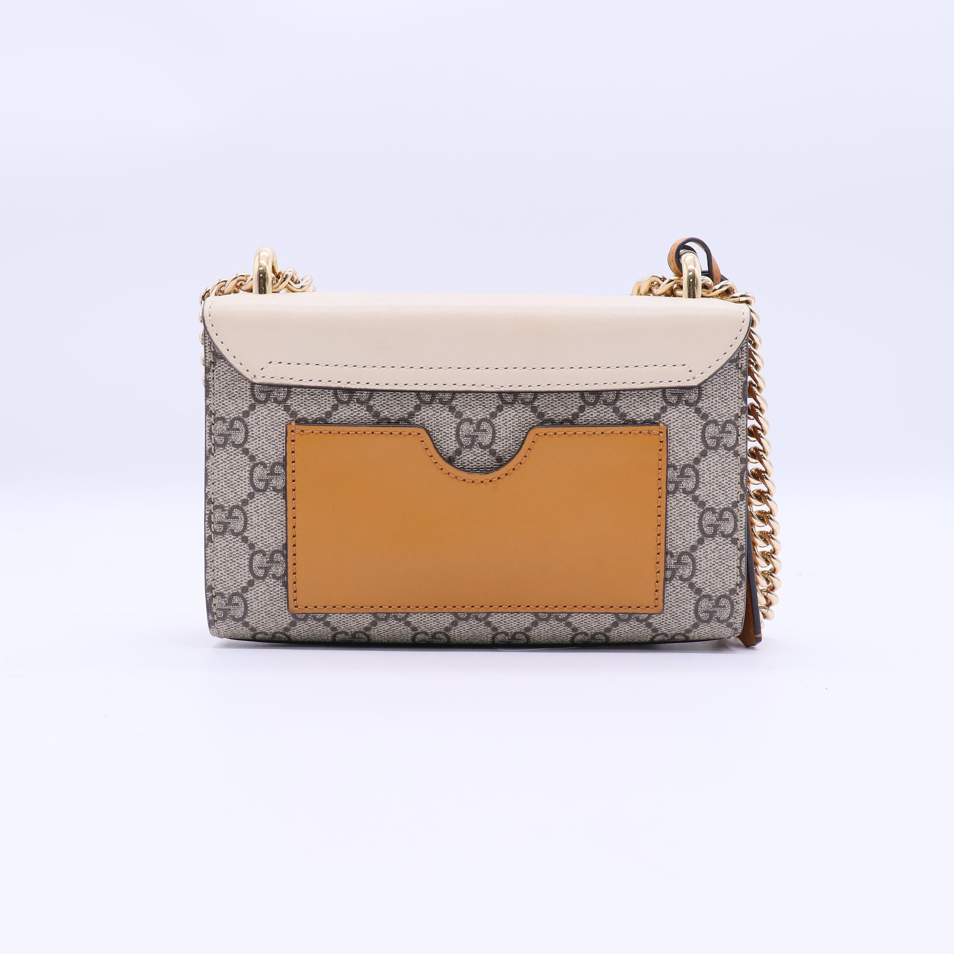 Padlock Shoulder Bag GG Coated Canvas and Leather Small twins B21419