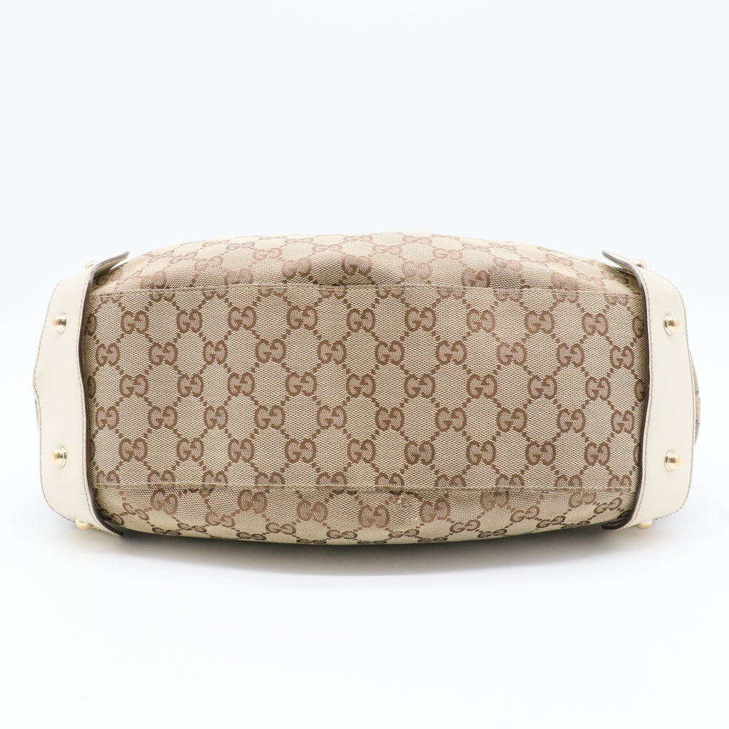 Monogram Small Pelham Shoulder Bag Off White
