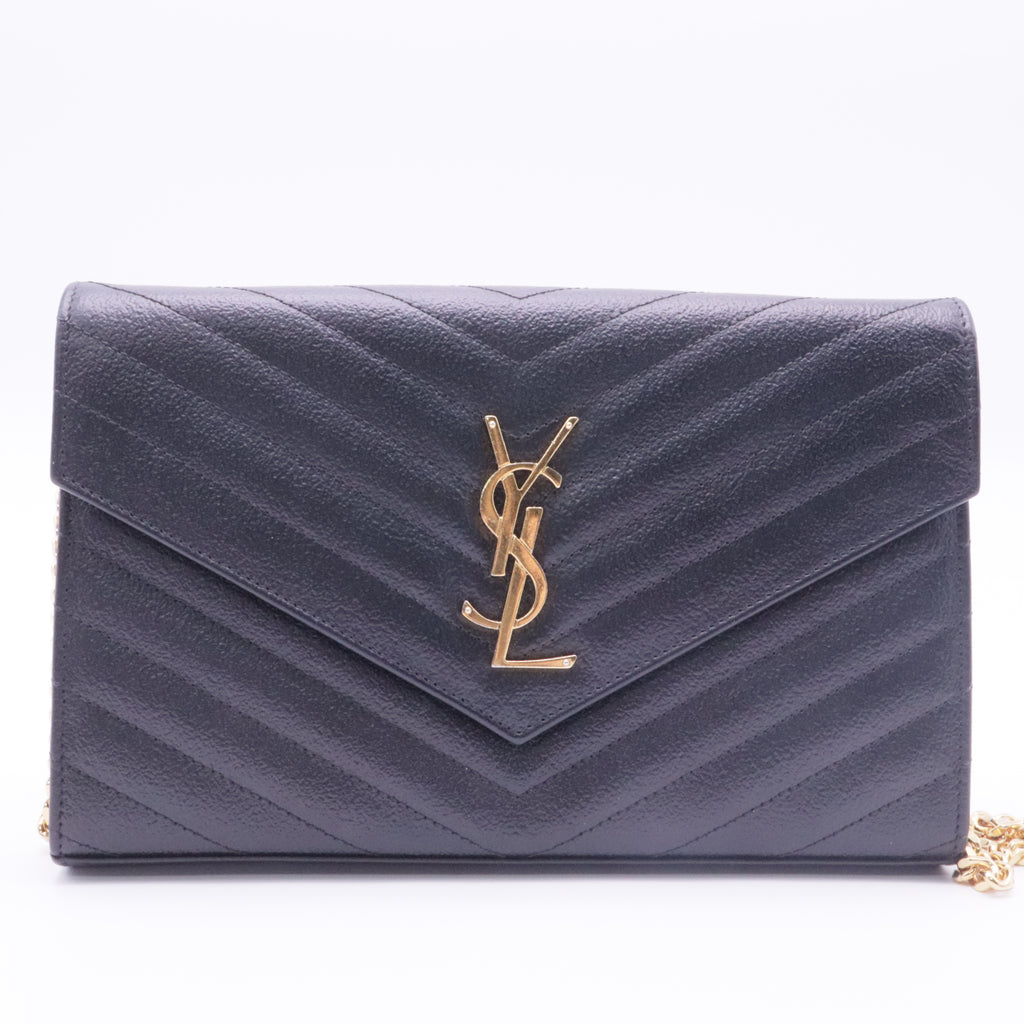 Monogram Shoulder Bag Black twins