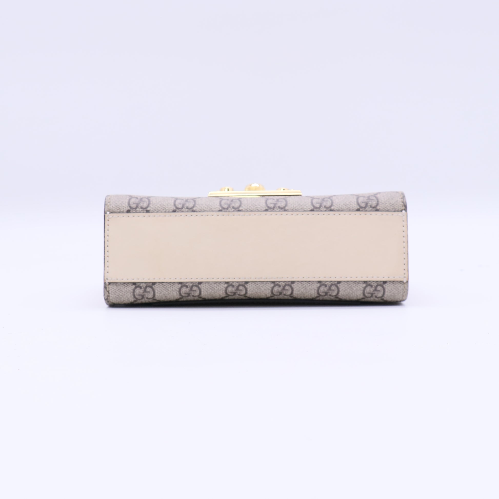 Padlock Shoulder Bag GG Coated Canvas and Leather Small twins B21419