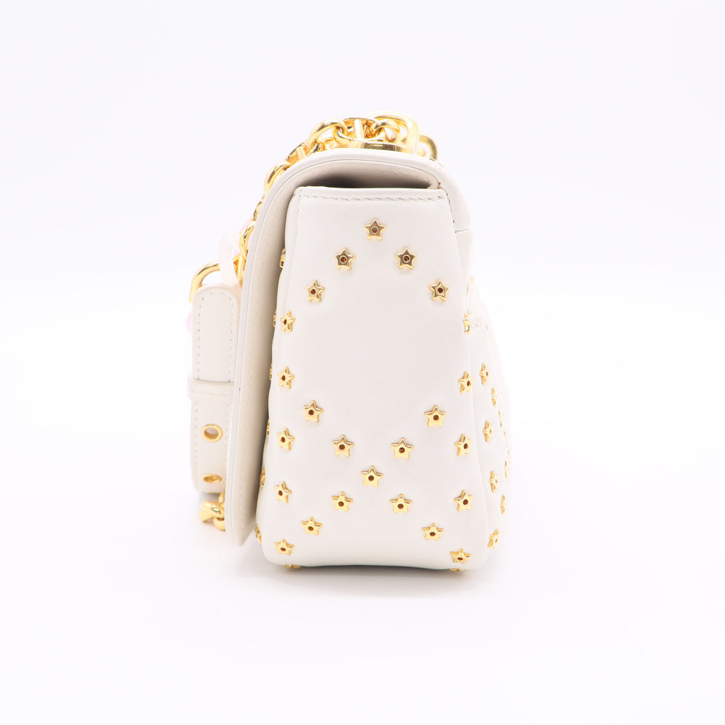 Caro Bag Lucky Star Studded Macrocannage Calfskin Mini Twins LDJ2480