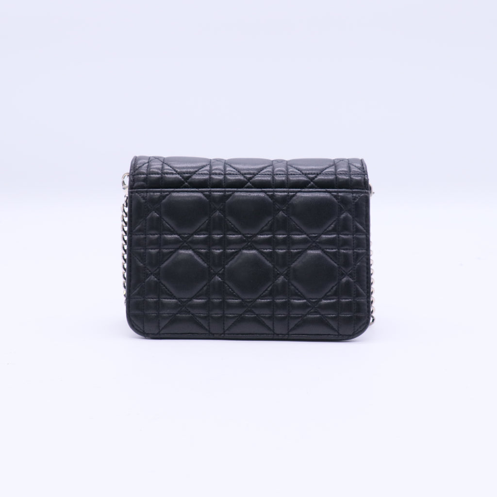 Miss Dior Long Chain Handbag Cannage Quilt Lambskin Mini Twins B21317