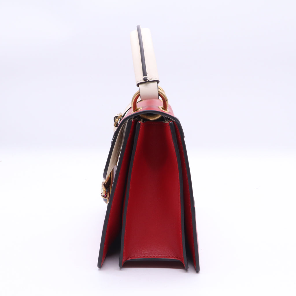 Gucci Queen Margaret Top Handle Bag Colorblock Leather twins B20574