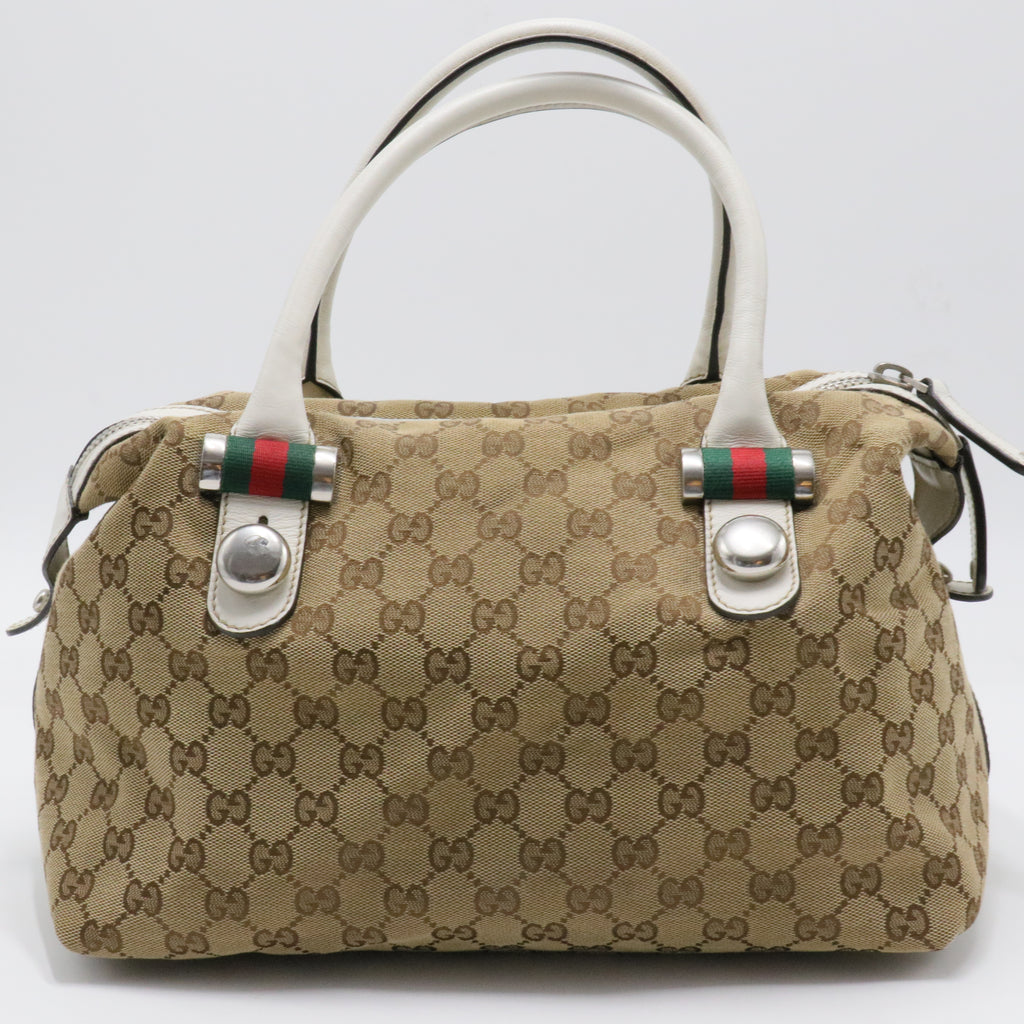 Vintage Web Boston Bag GG Canvas