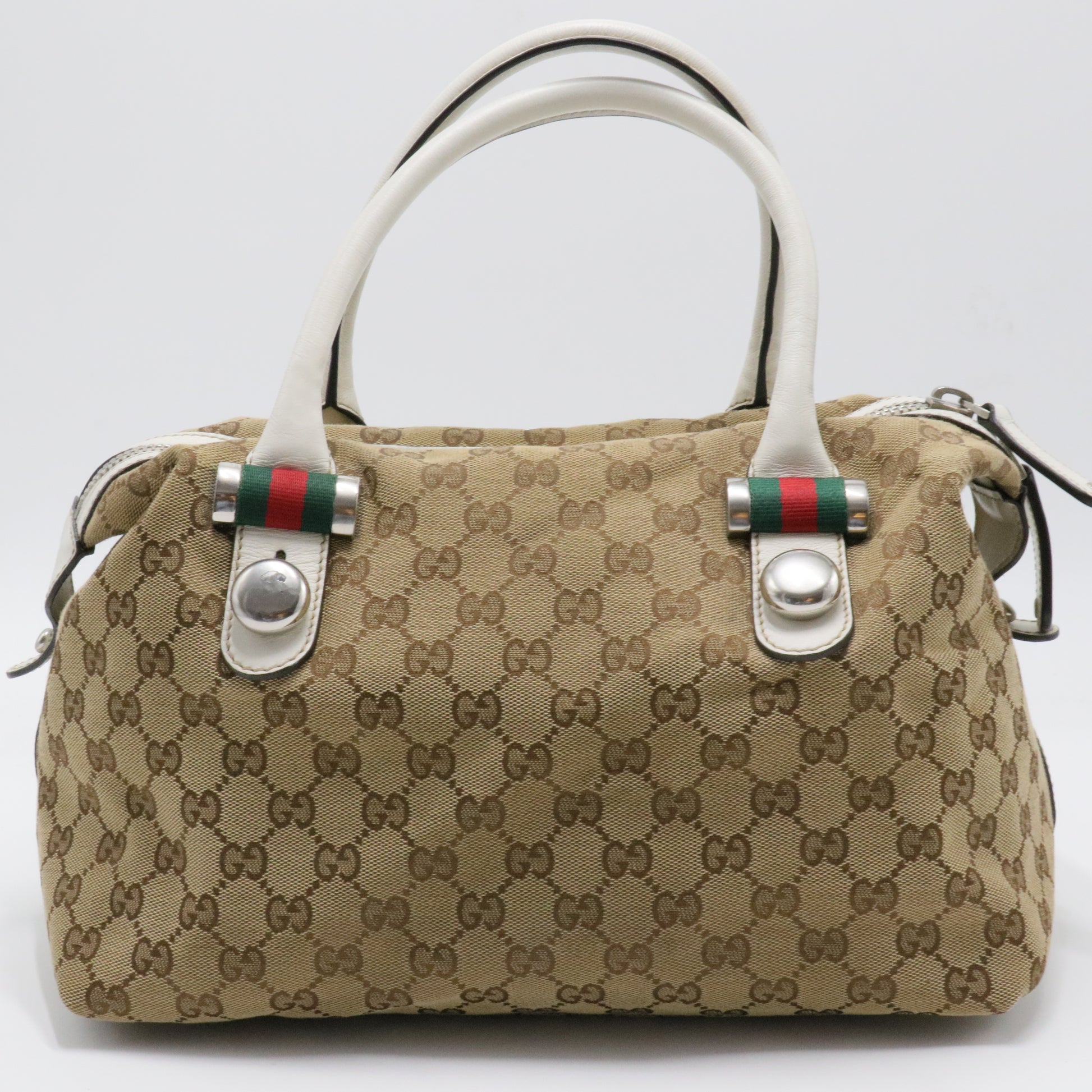 Vintage Web Boston Bag GG Canvas
