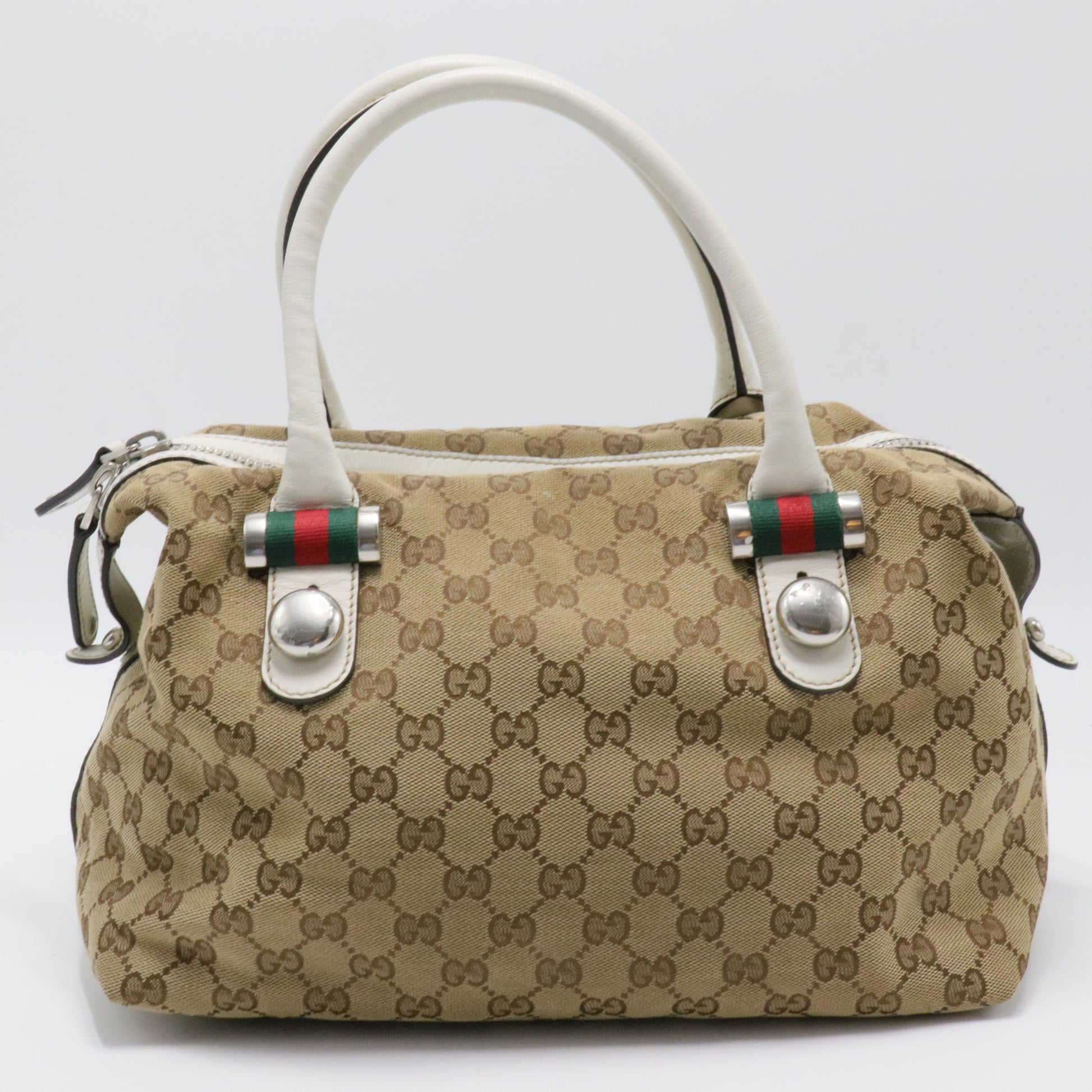 Vintage Web Boston Bag GG Canvas