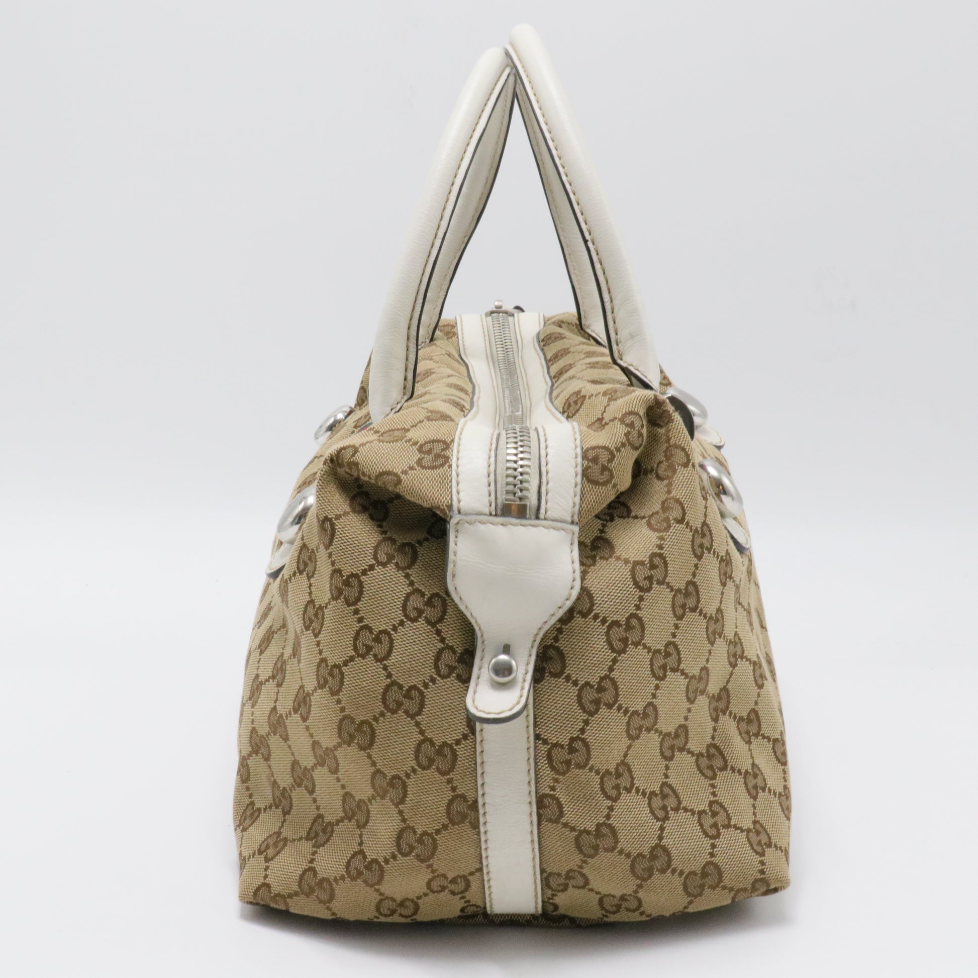 Vintage Web Boston Bag GG Canvas