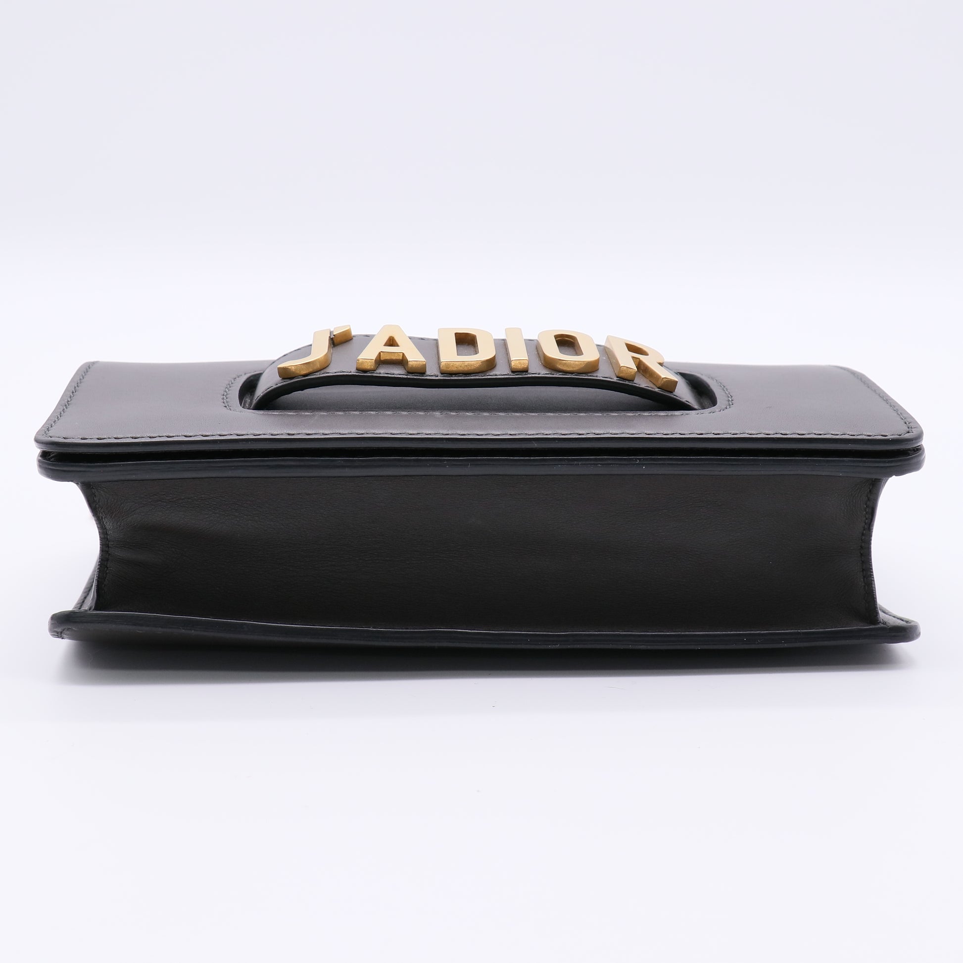 J'Adior Flap Bag Leather Medium Twins