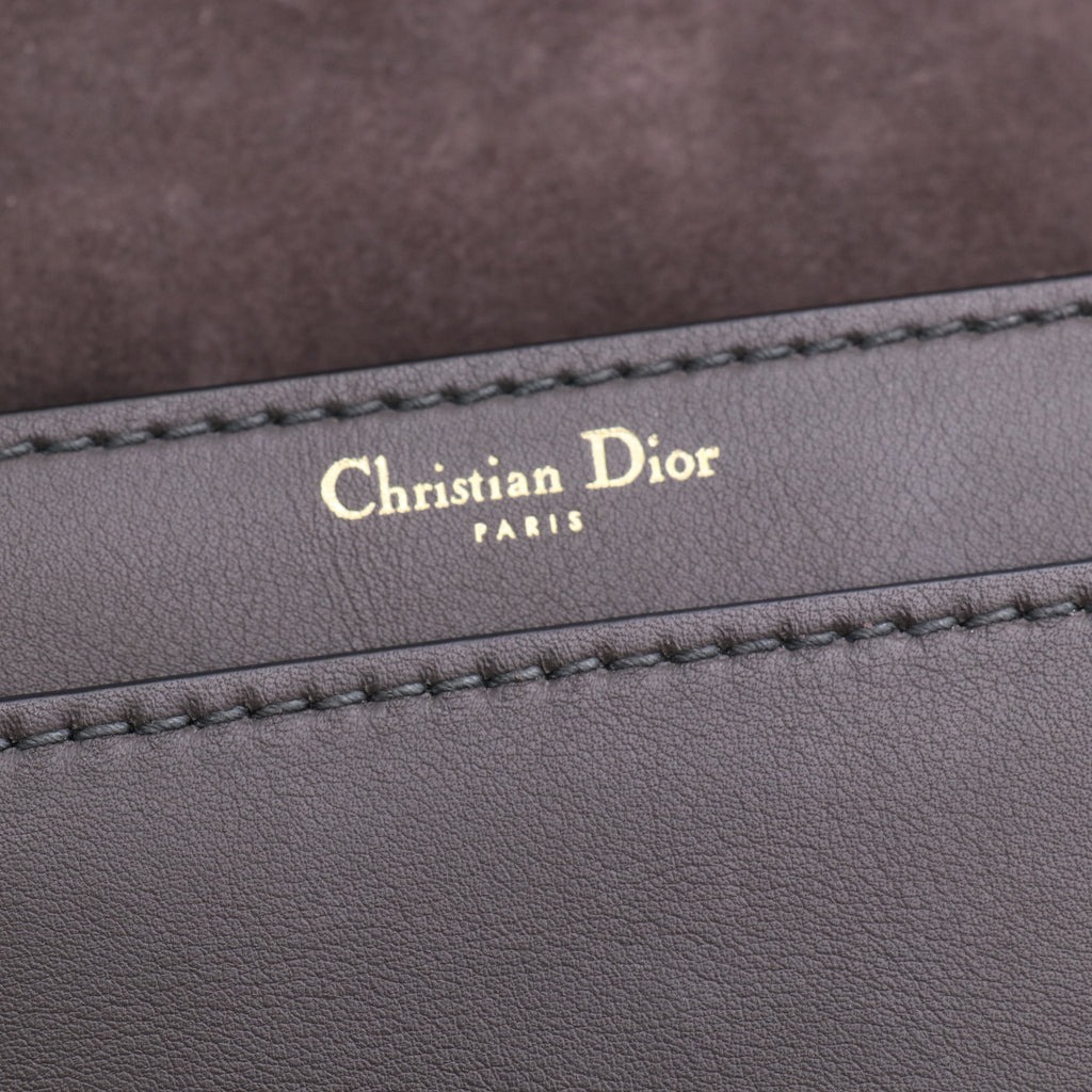 J'Adior Flap Bag Leather Medium Twins