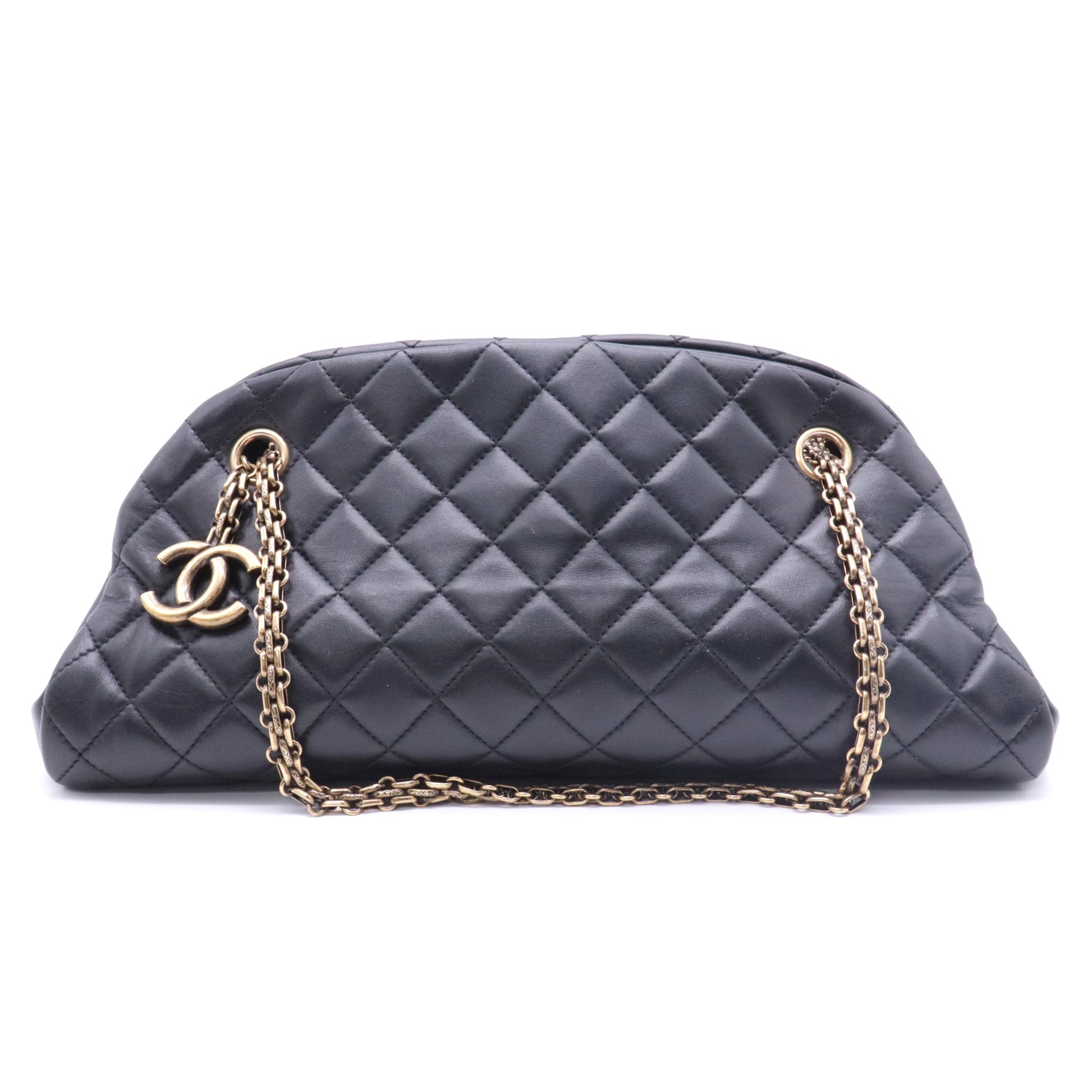 Just Mademoiselle Bag Quilted Lambskin Medium twins