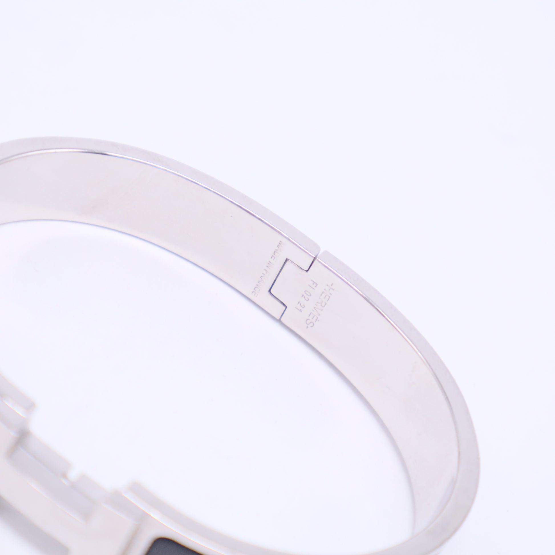 Black & Silver Thin Clic Clac Bracelet W20539