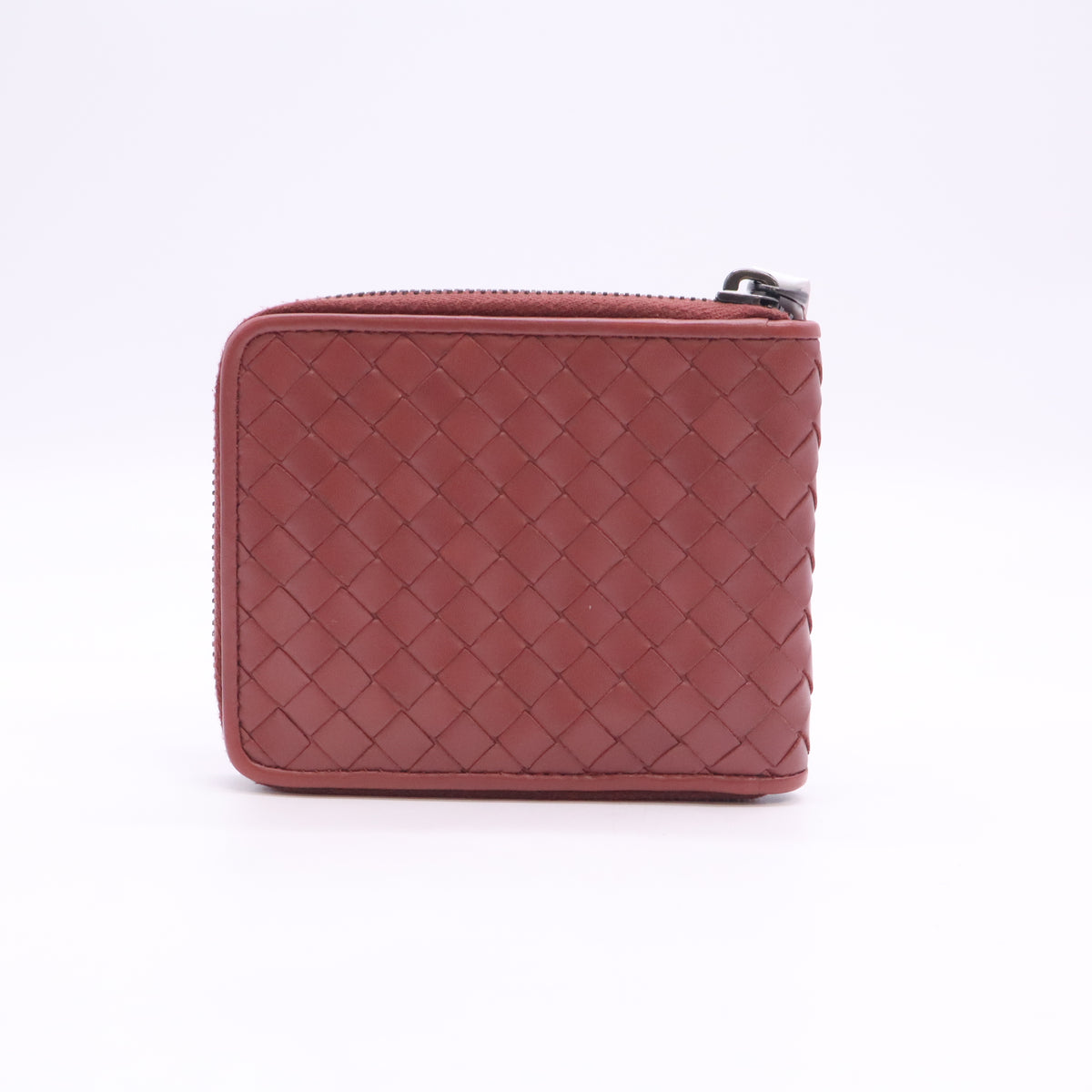 Bottega Veneta Nappa Intrecciato Square Zip Around Wallet W23426