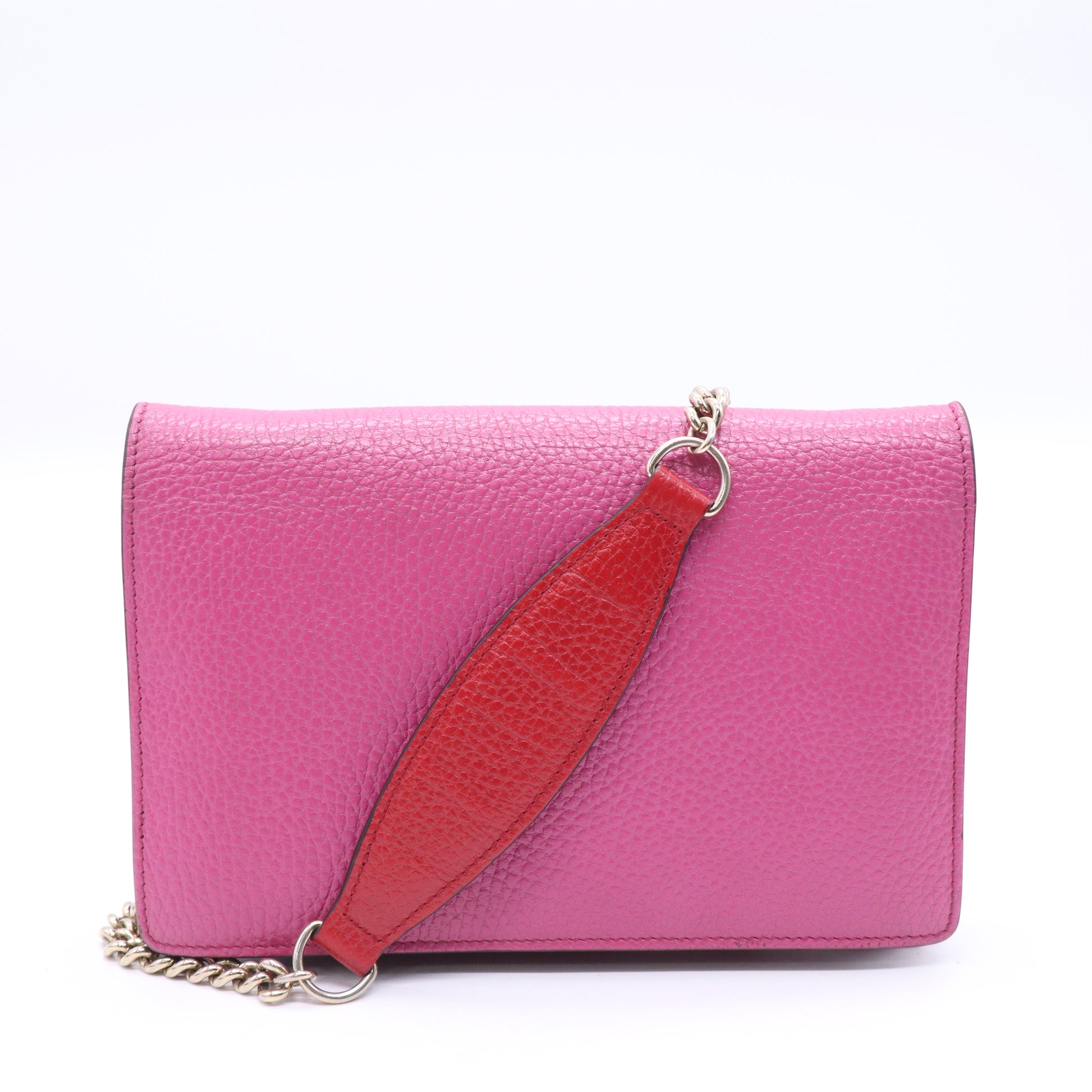 Soho Wallet on Chain Leather Twins LDJ3879