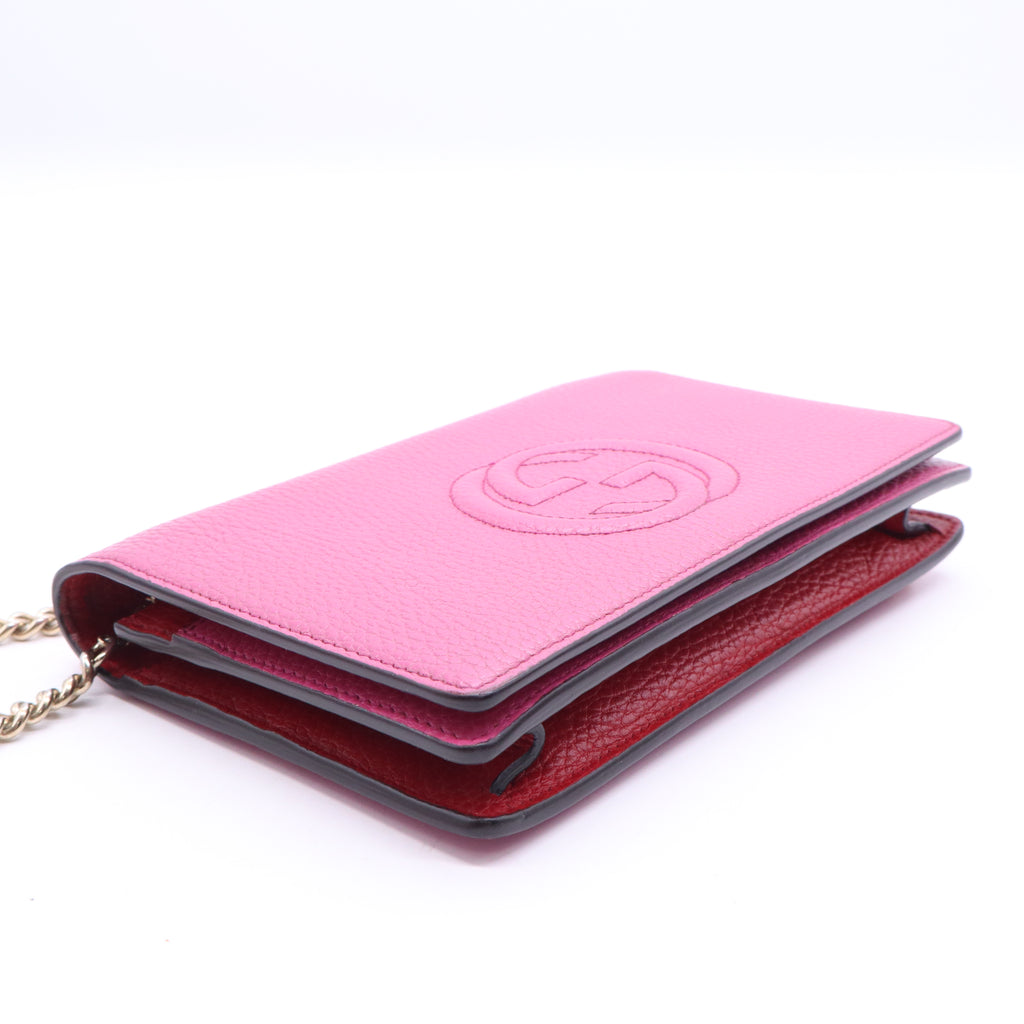 Soho Wallet on Chain Leather Twins LDJ3879