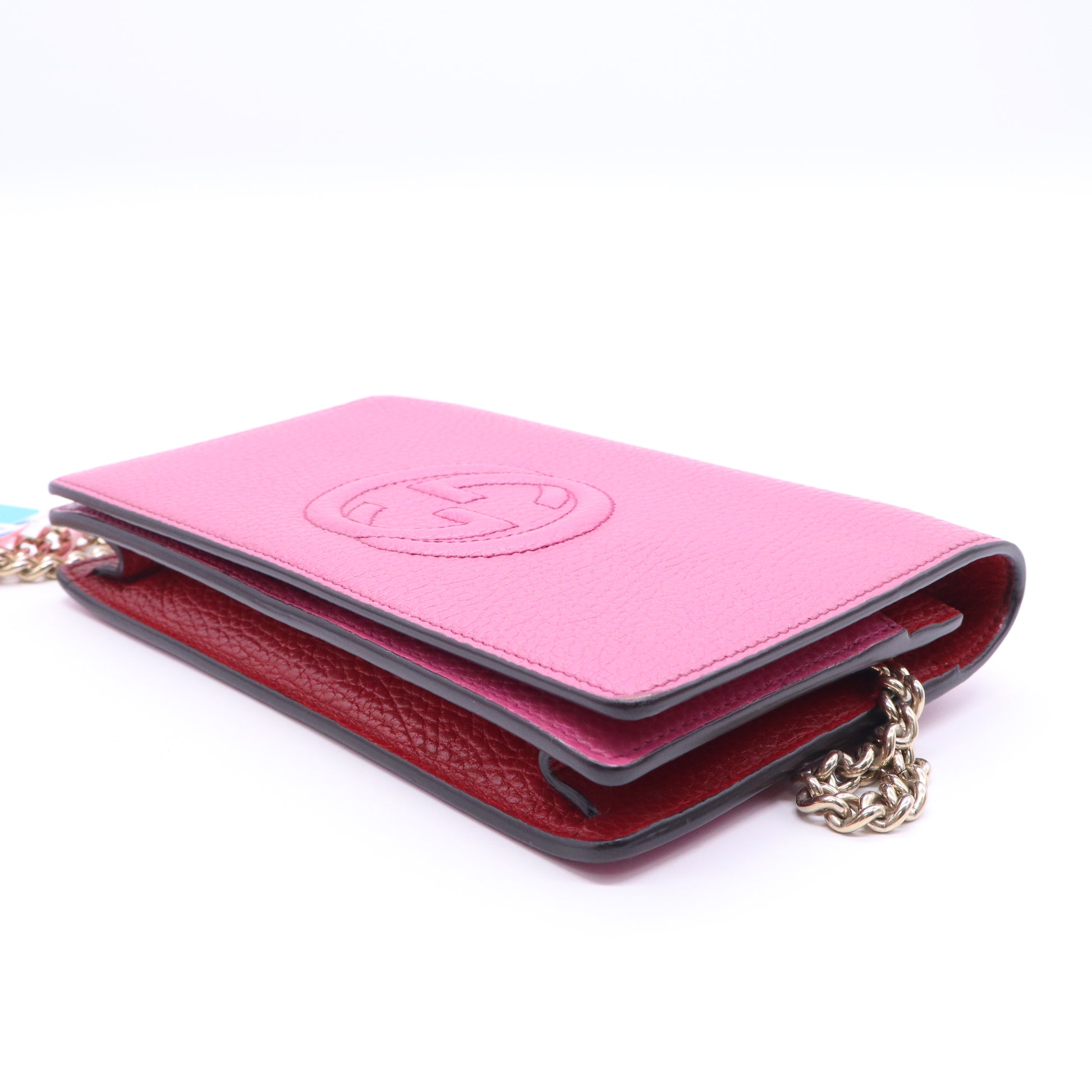 Soho Wallet on Chain Leather Twins LDJ3879