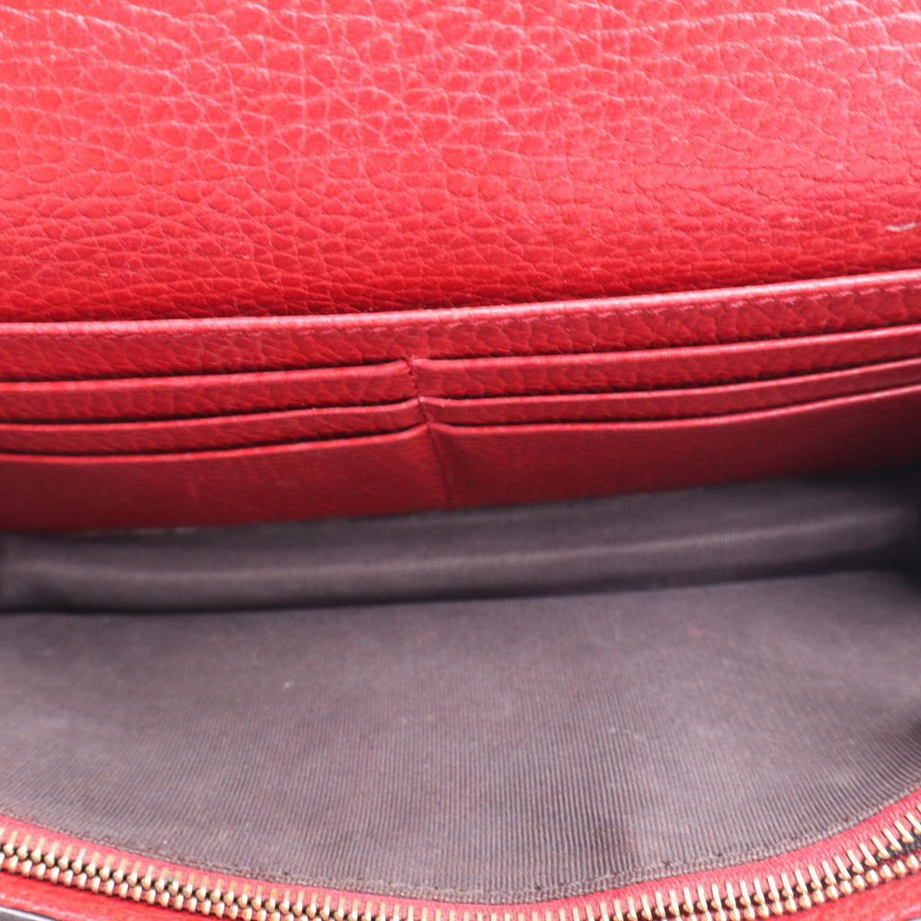 Soho Wallet on Chain Leather Twins LDJ3879