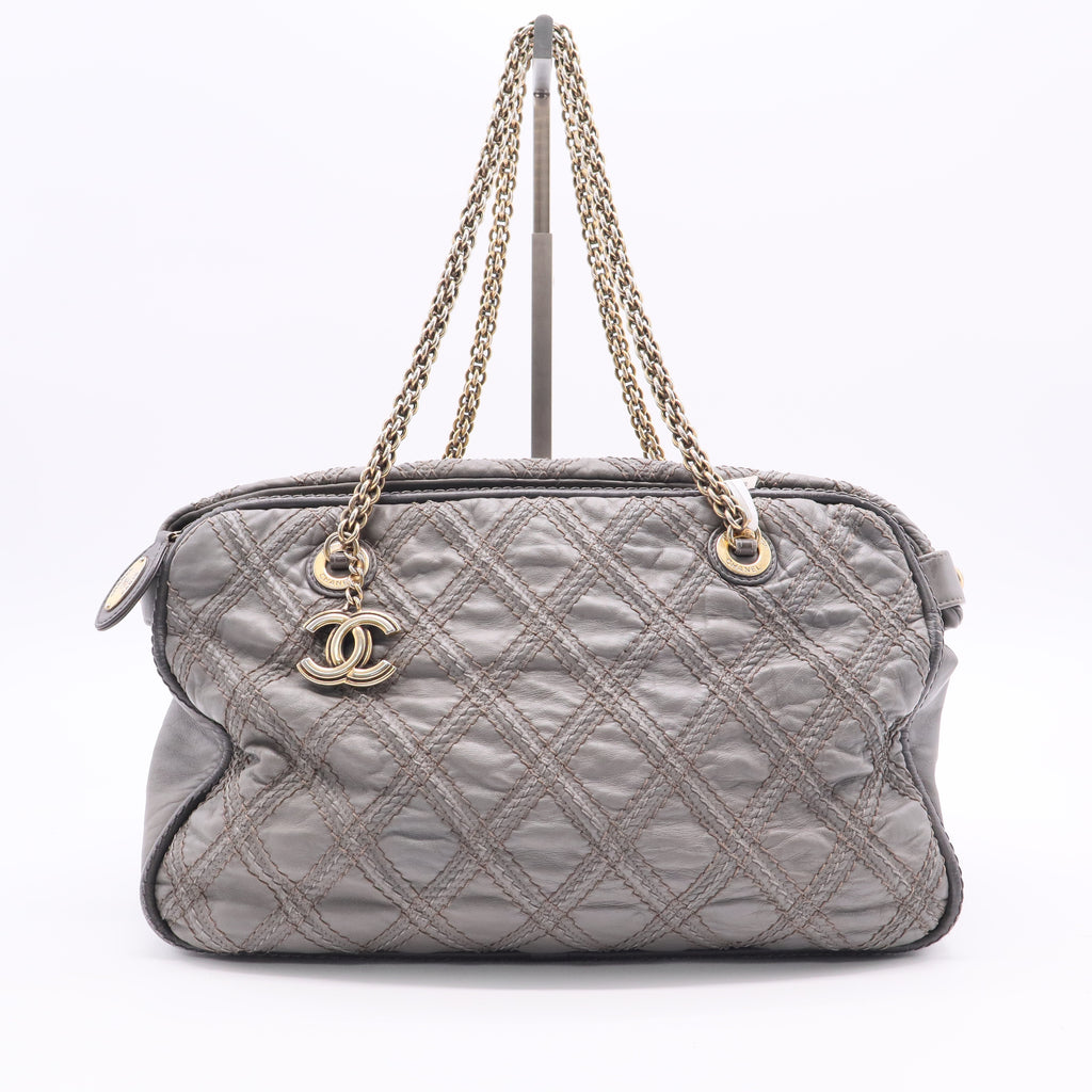 Triptych Tote Quilted Calfskin Twins LDJ2482