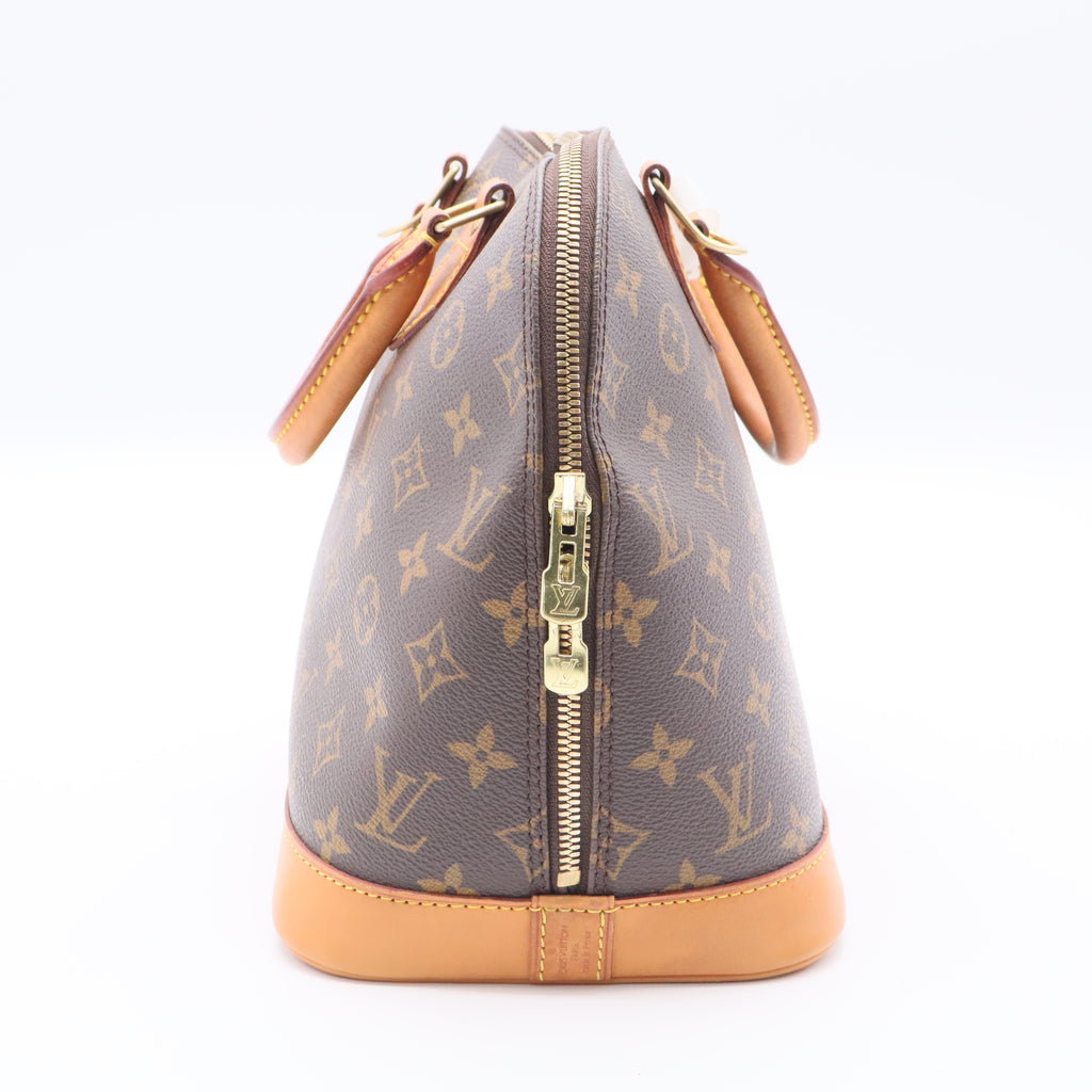 Alma Handbag Monogram Canvas PM Twins