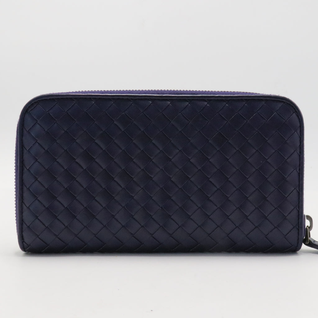 Zip around wallet Navy blue