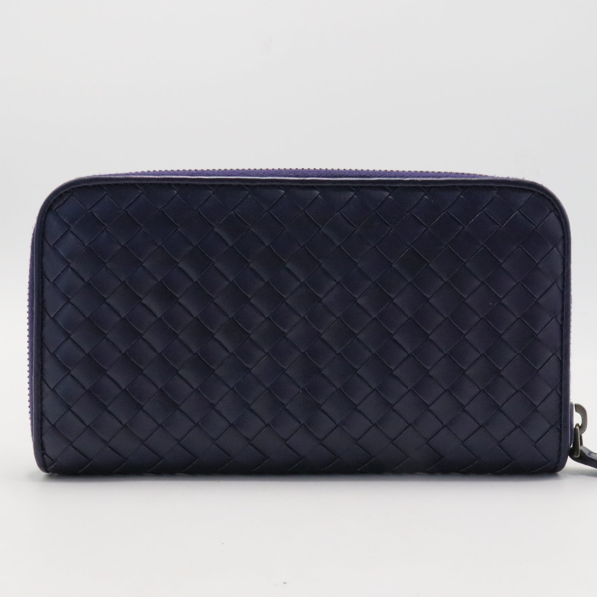 Zip around wallet Navy blue