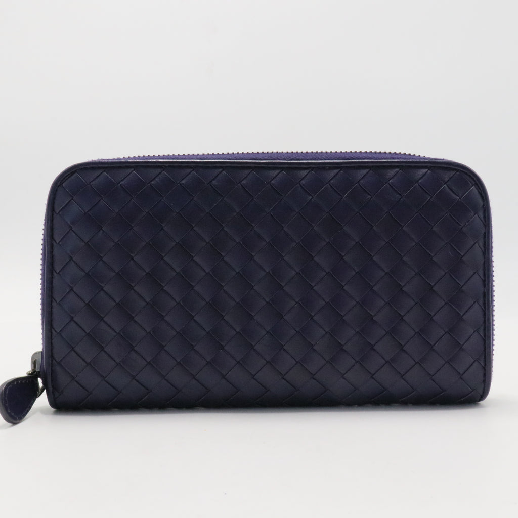 Zip around wallet Navy blue
