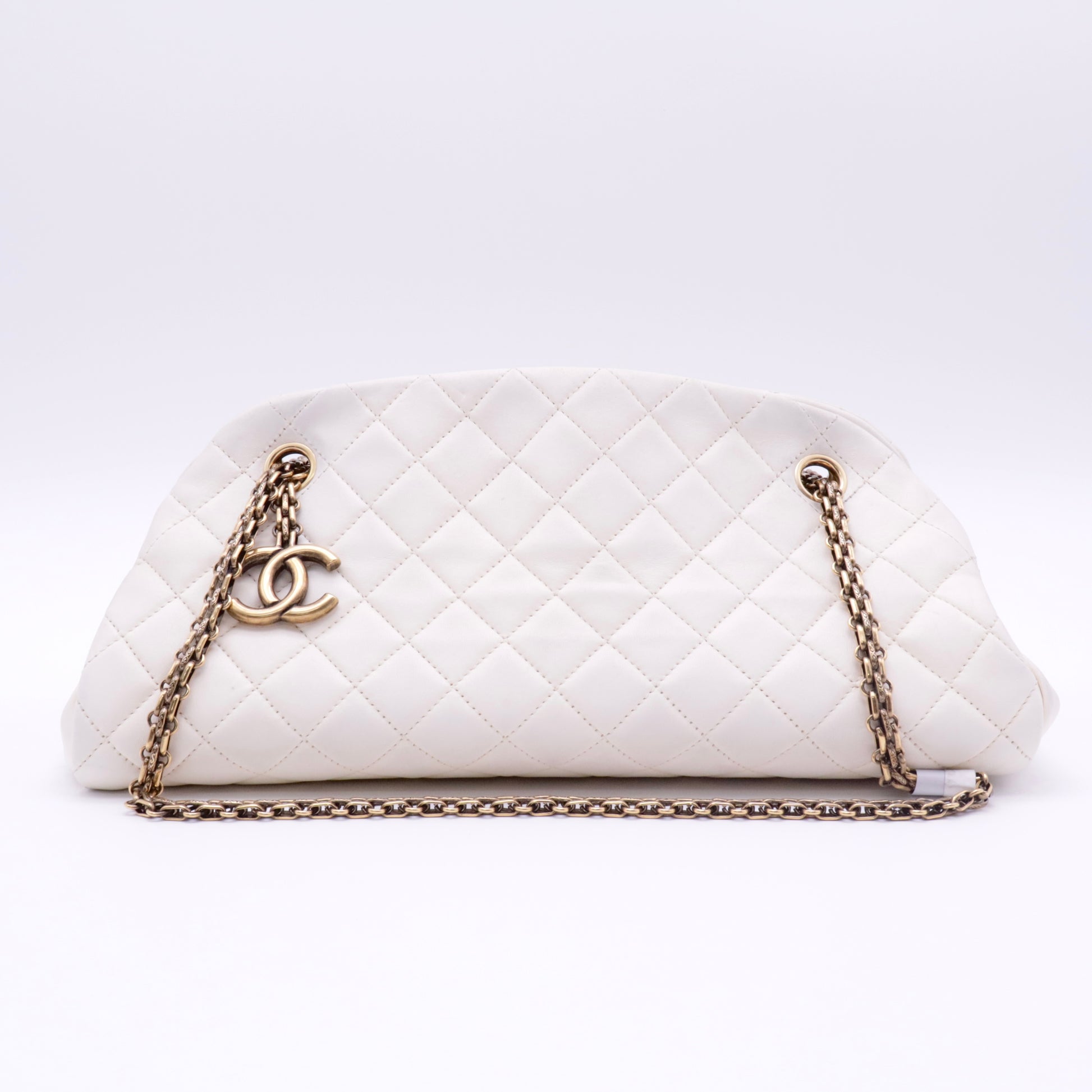 Just Mademoiselle Bag Quilted Lambskin Medium twins