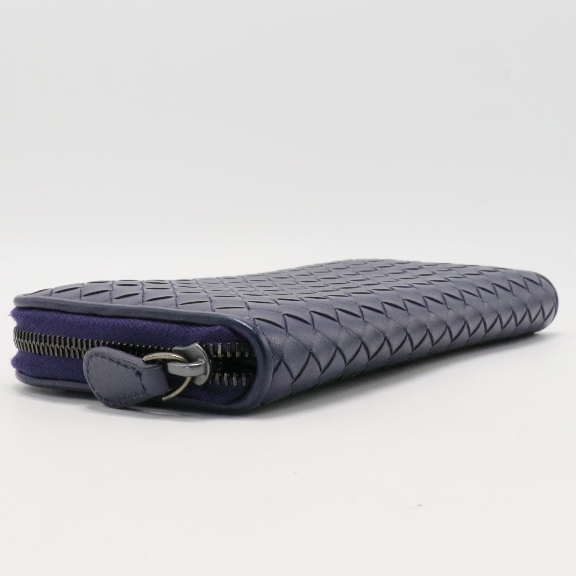 Zip around wallet Navy blue