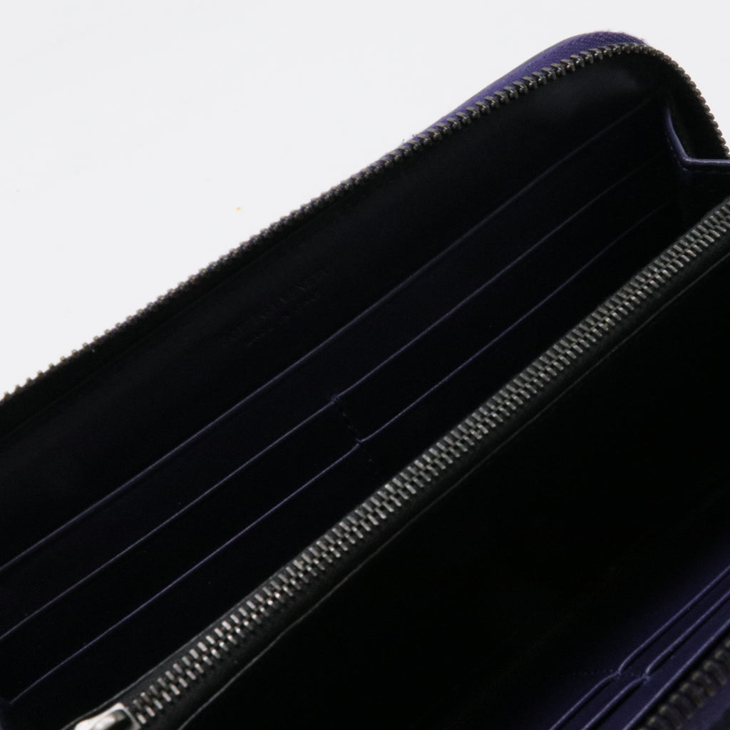 Zip around wallet Navy blue