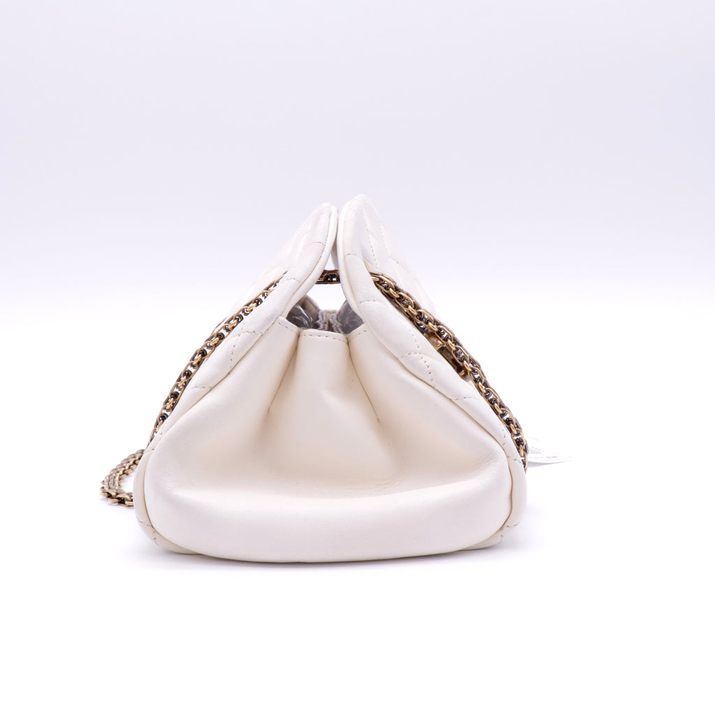 Just Mademoiselle Bag Quilted Lambskin Medium twins