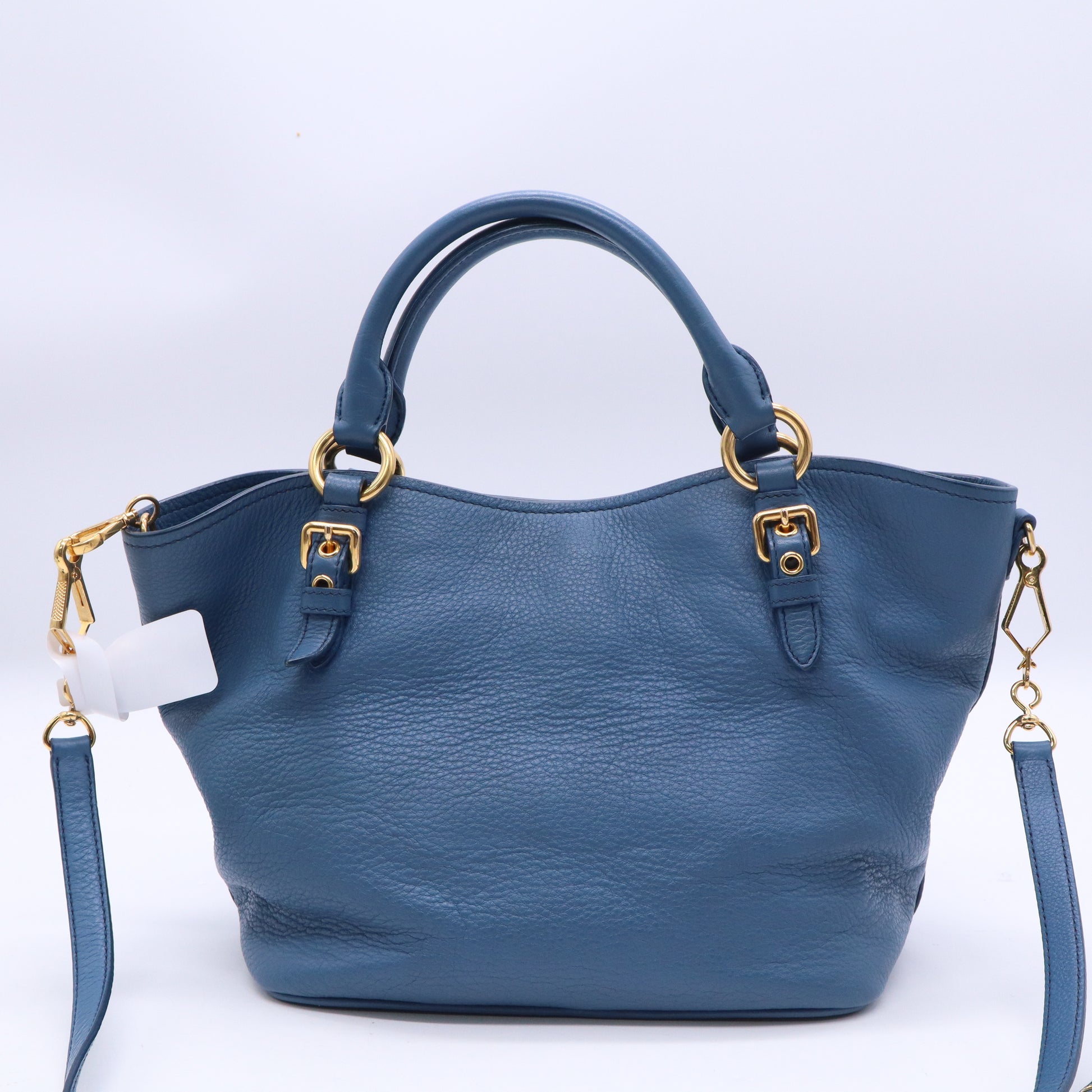 Madras Convertible Tote Leather Medium B21550