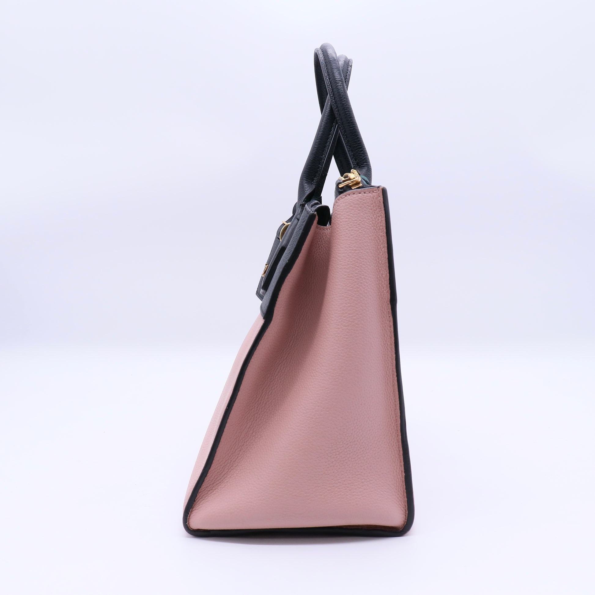 Louis Vuitton Pink/Black Pebbled Leather City Steamer MM Bag Twins LDJ3289