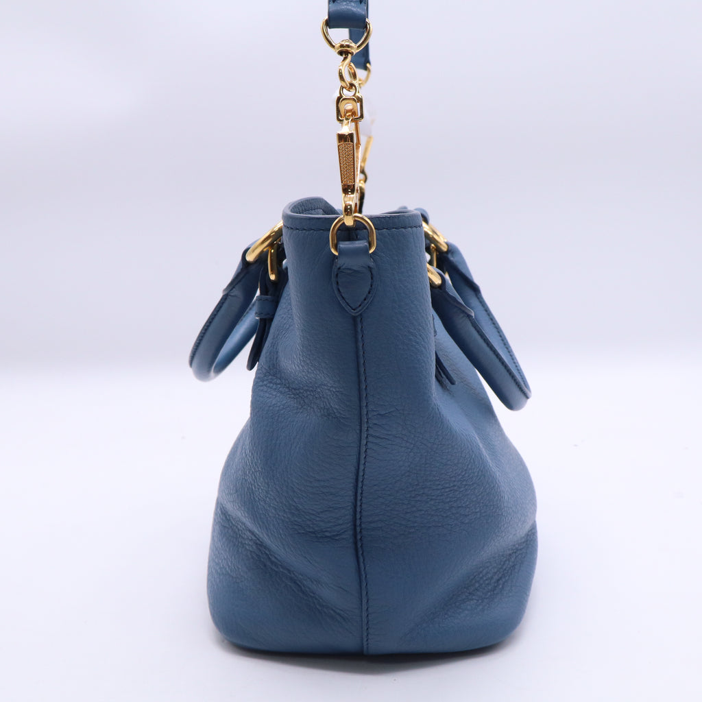Madras Convertible Tote Leather Medium B21550
