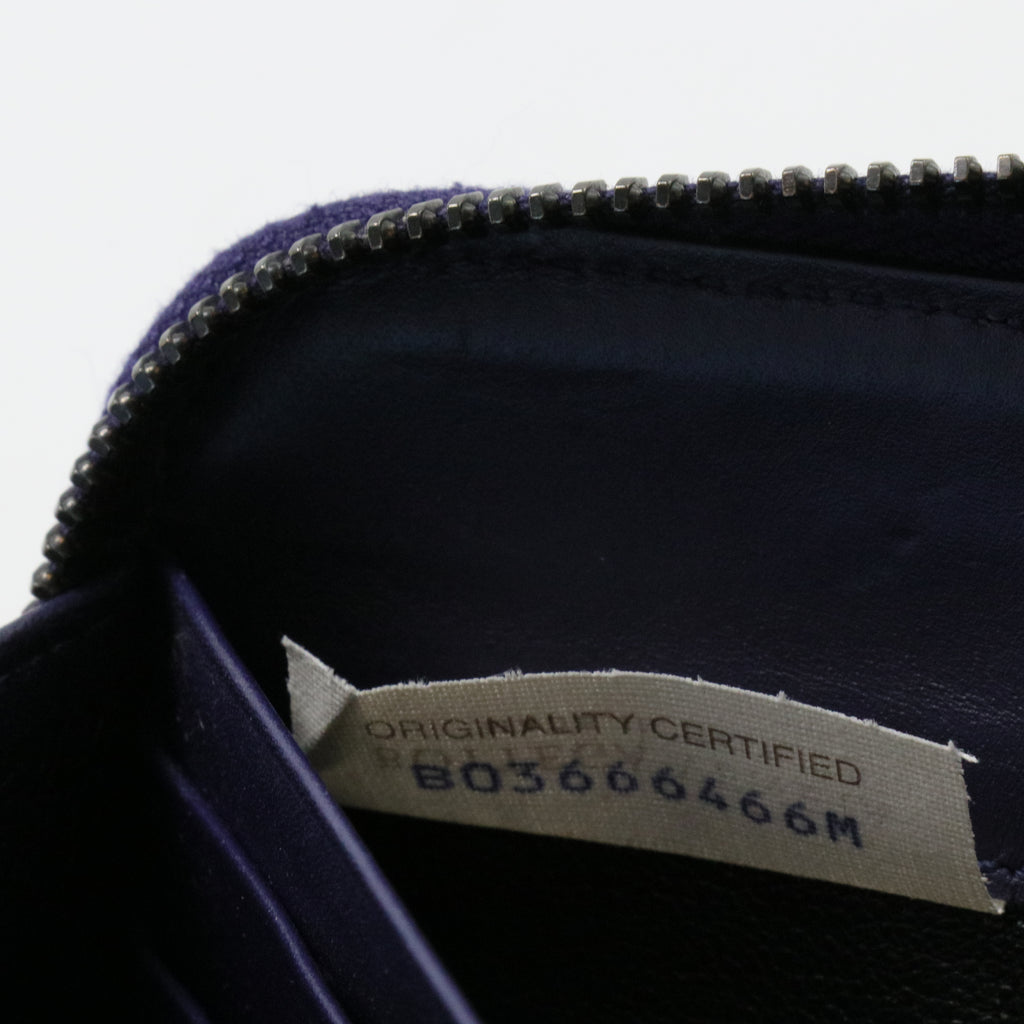 Zip around wallet Navy blue