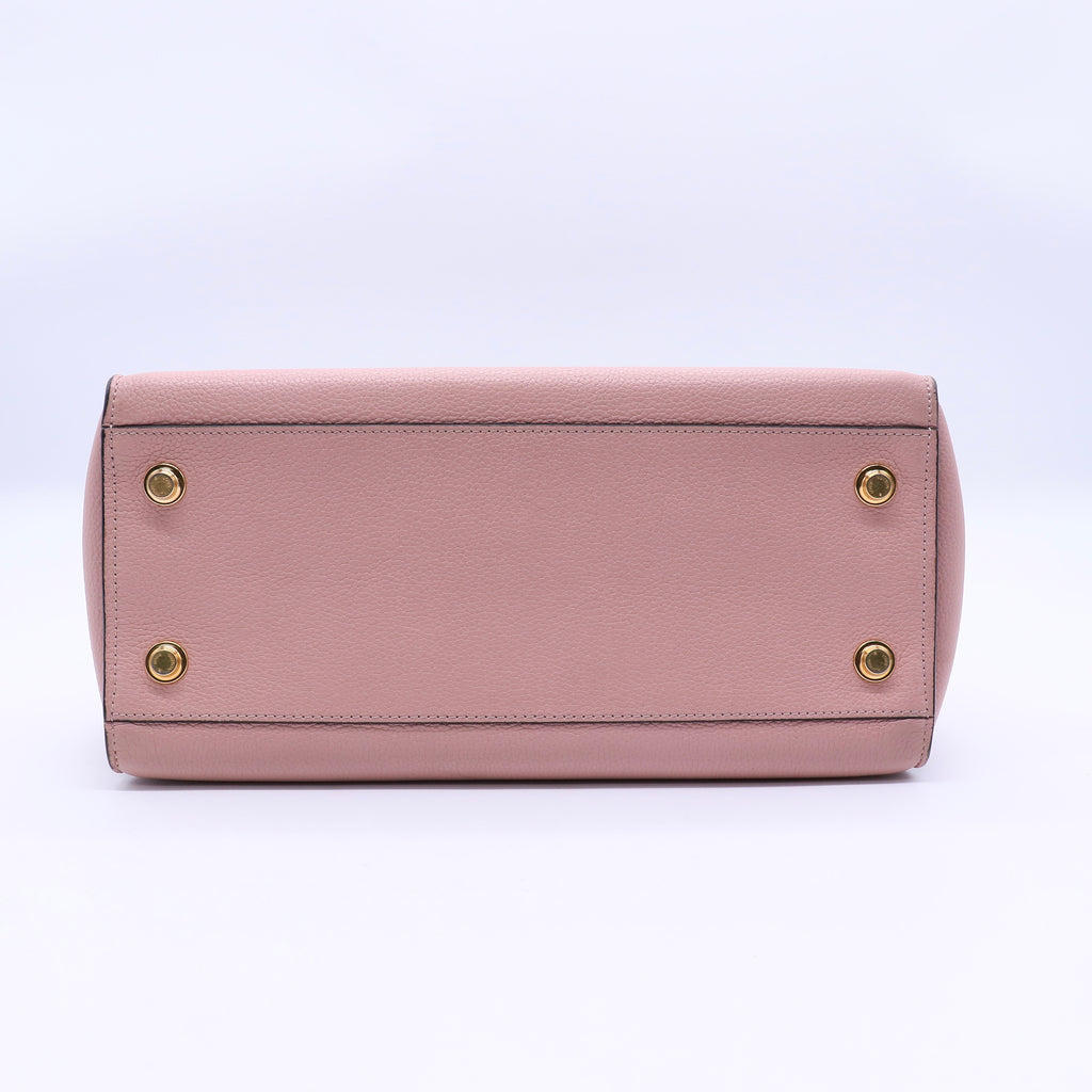 Louis Vuitton Pink/Black Pebbled Leather City Steamer MM Bag Twins LDJ3289