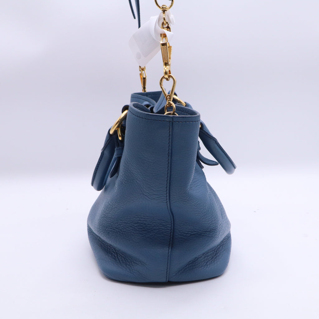 Madras Convertible Tote Leather Medium B21550
