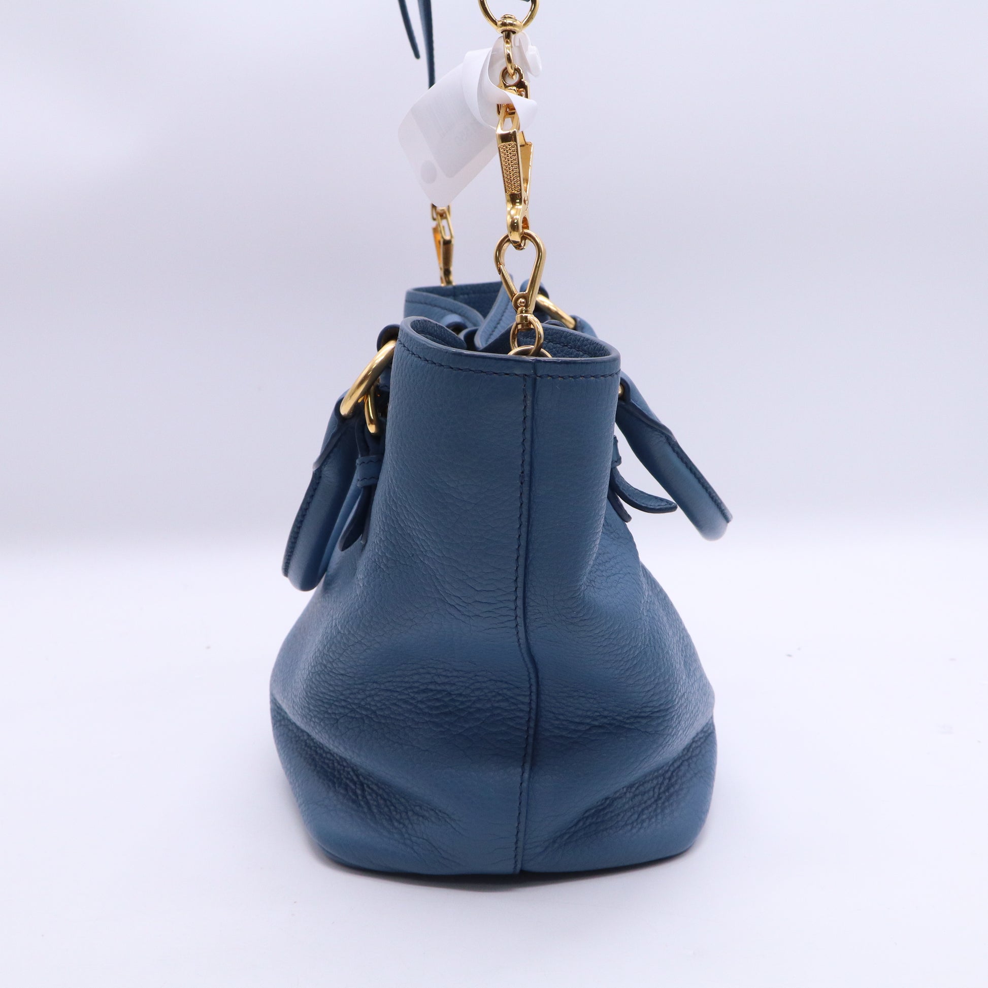 Madras Convertible Tote Leather Medium B21550