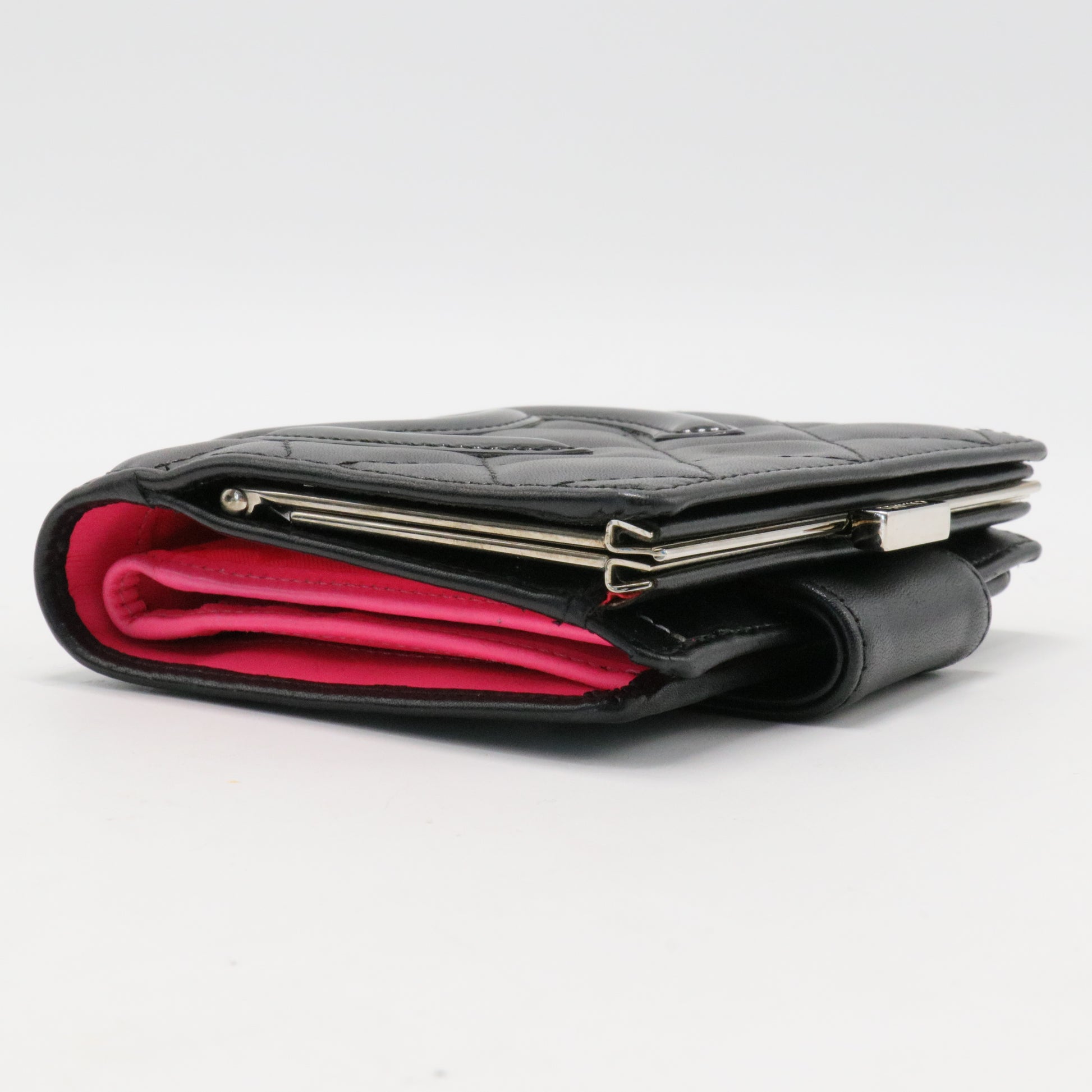 Cambon Ligne Quilted Leather Bifold Wallet