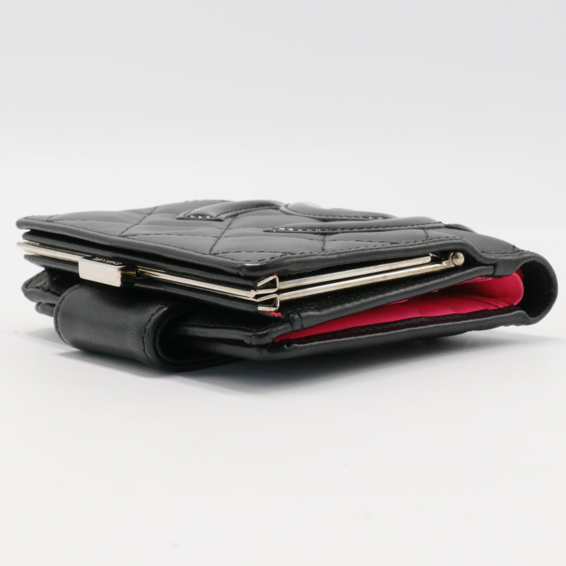 Cambon Ligne Quilted Leather Bifold Wallet