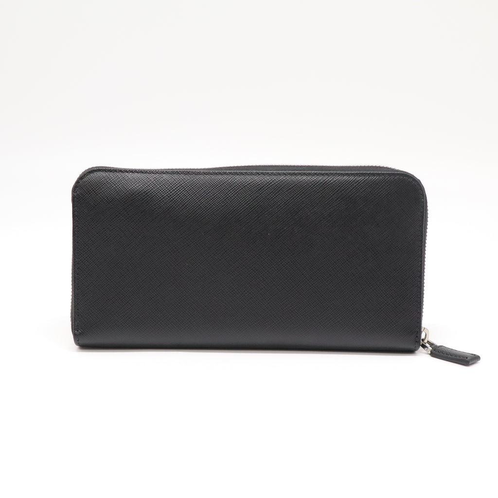 Prada Saffiano Leather Zip-Around Long Wallet W22320