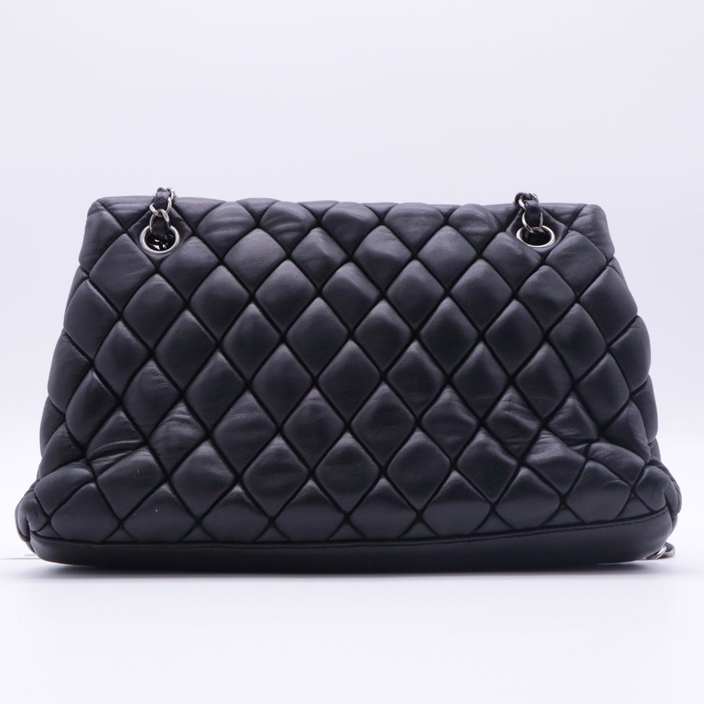 New Bubble Flap Bag Quilted Lambskin Small twins
