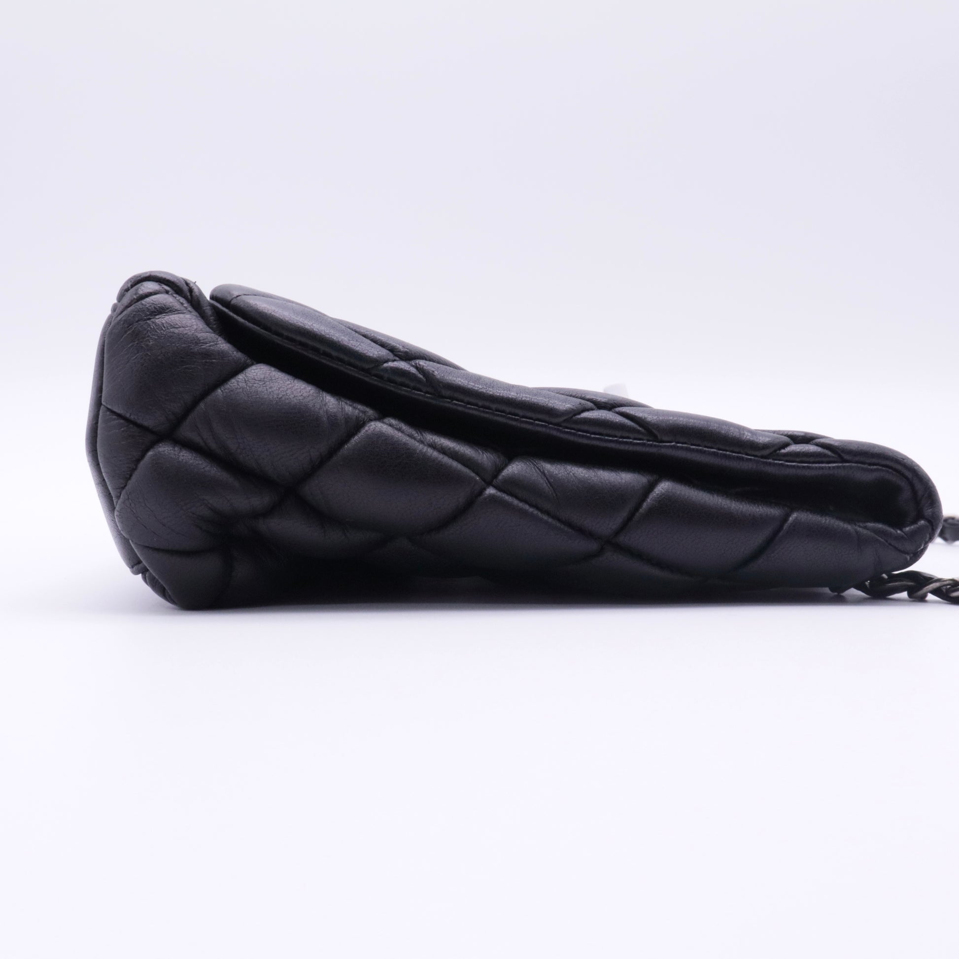 New Bubble Flap Bag Quilted Lambskin Small twins