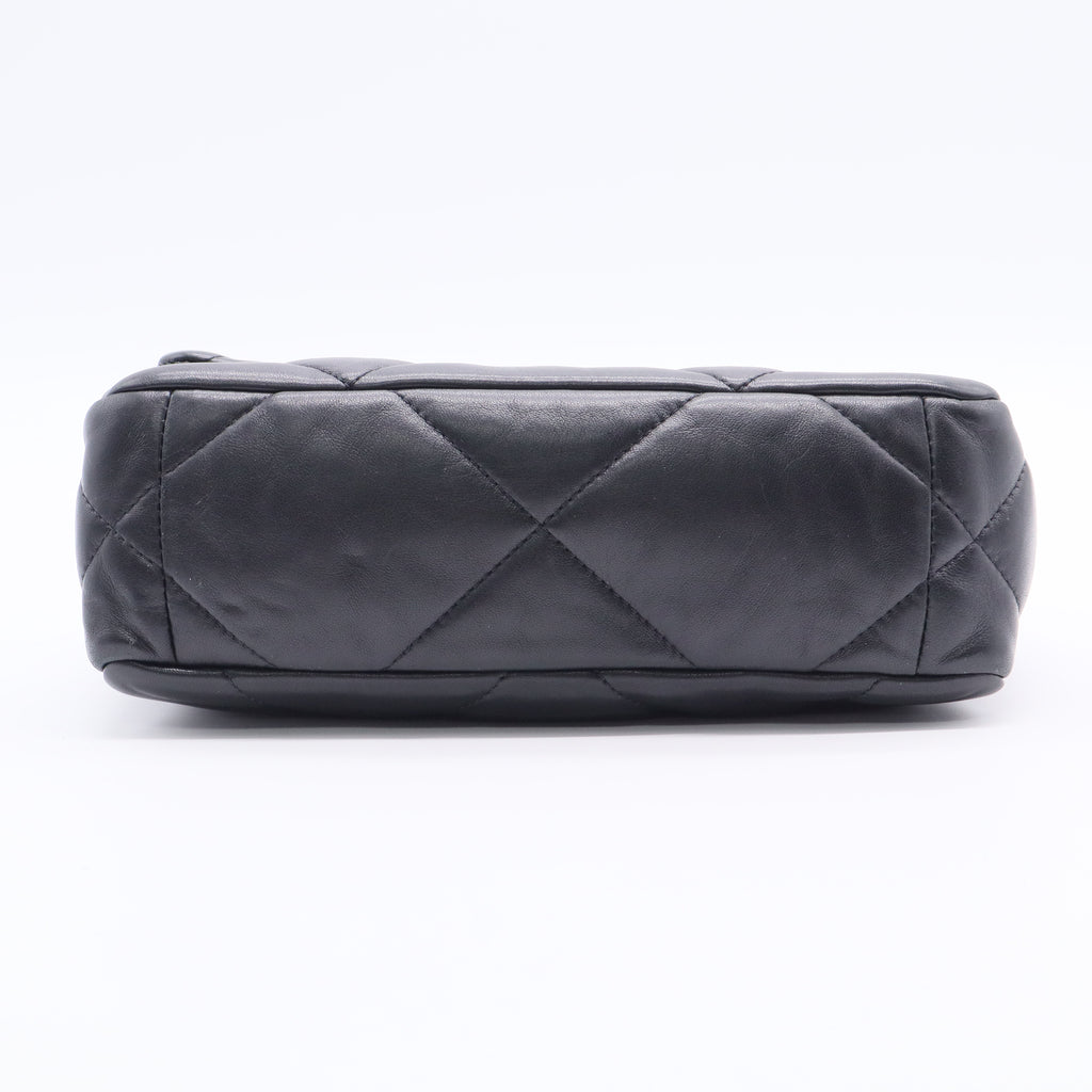 19 Flap Bag Quilted Leather Medium Twins LDJ2505