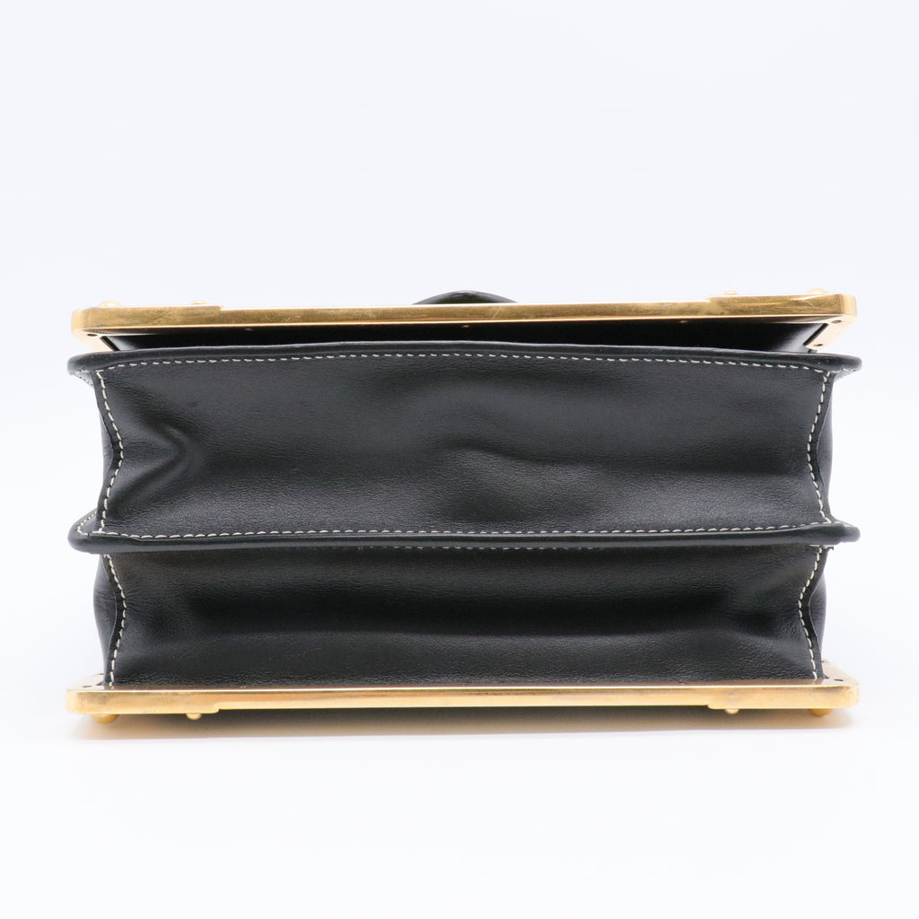 Cahier Crossbody Bag Embellished Leather Small