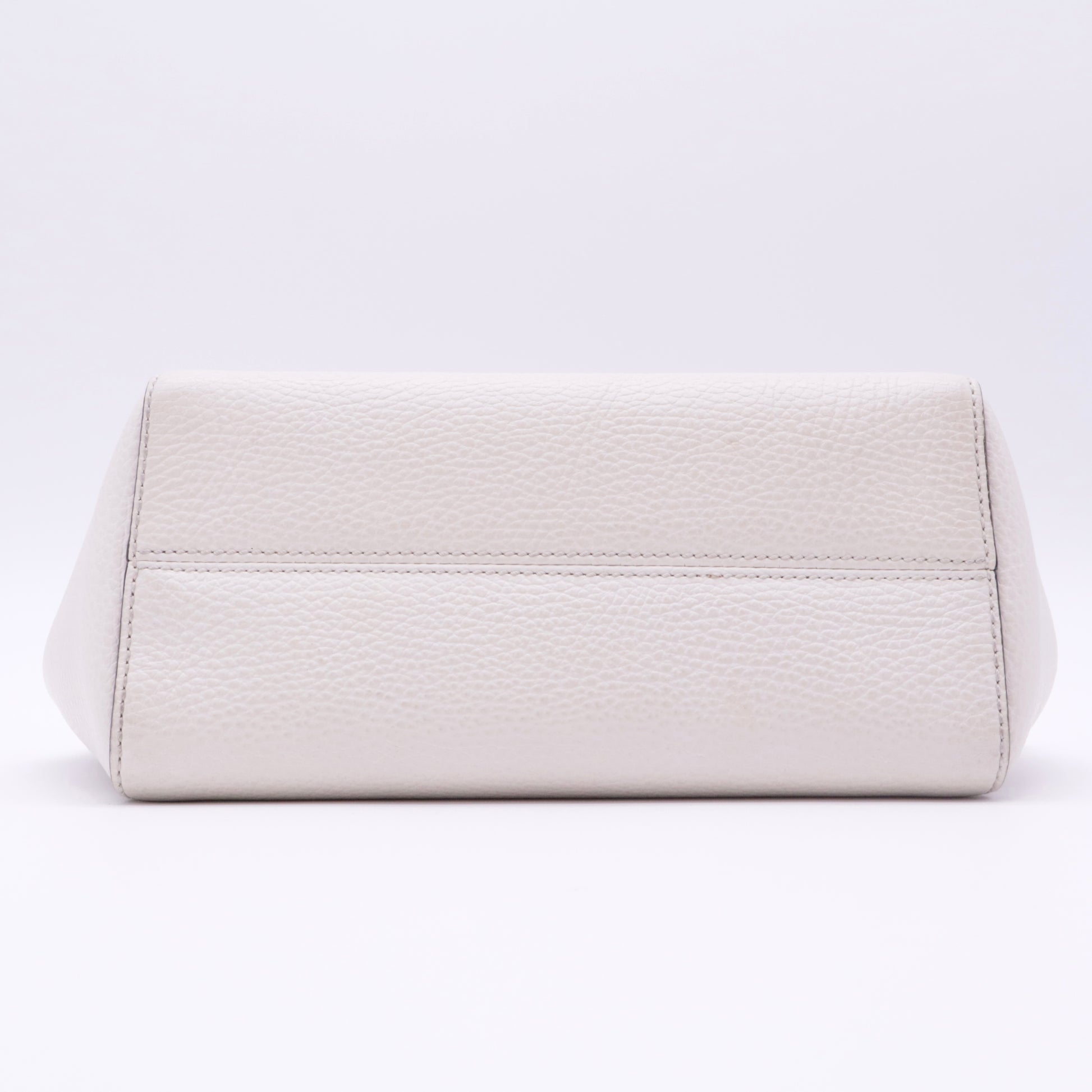 White Mini Swing Satchel twins