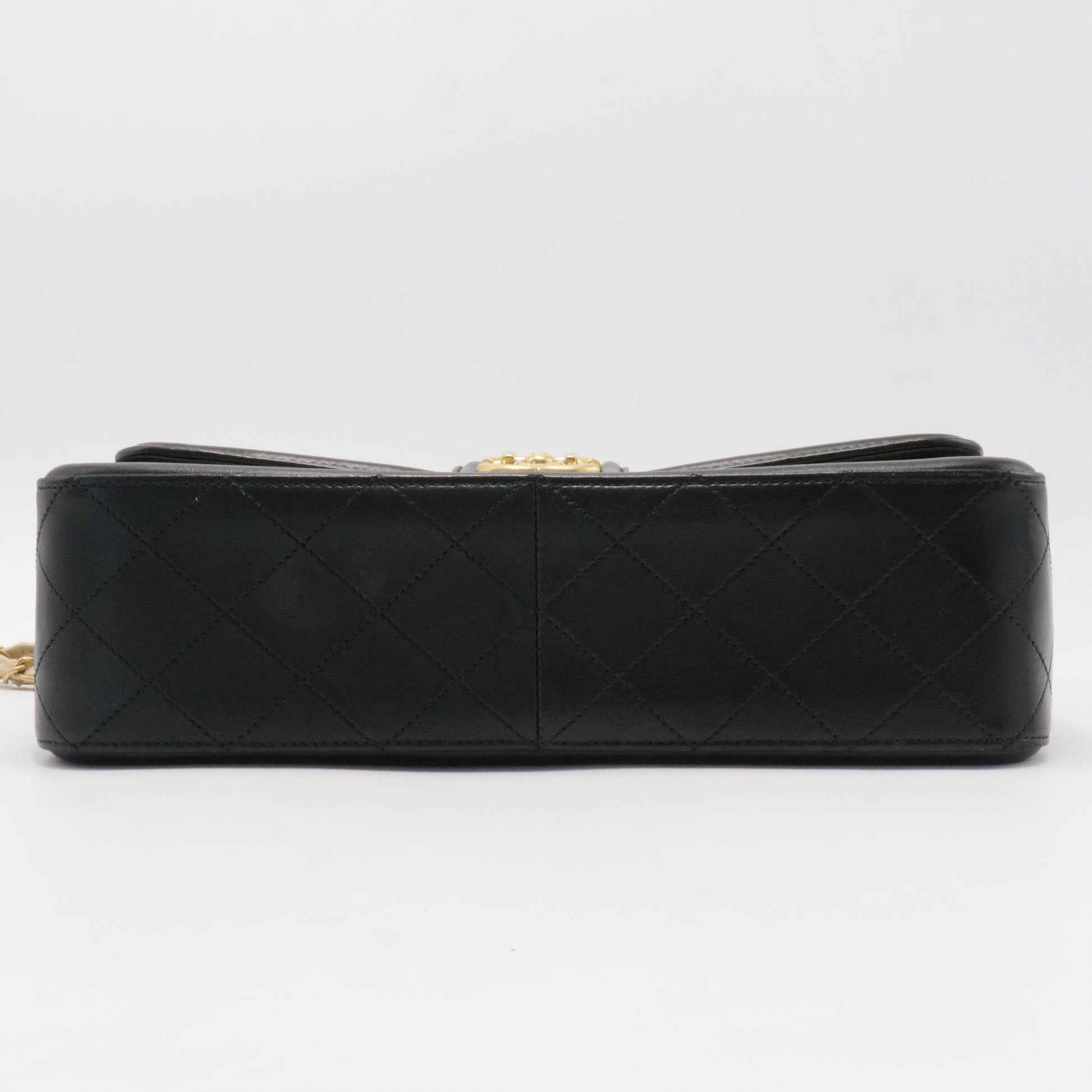 Lambskin Quilted Large Elegant CC Flap